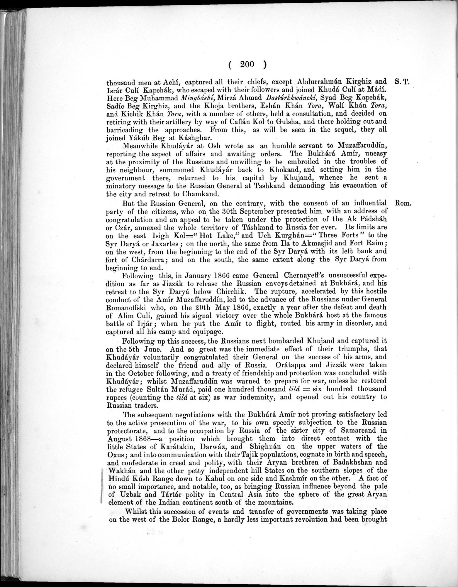 Report of a Mission to Yarkund in 1873 : vol.1 / Page 288 (Grayscale High Resolution Image)
