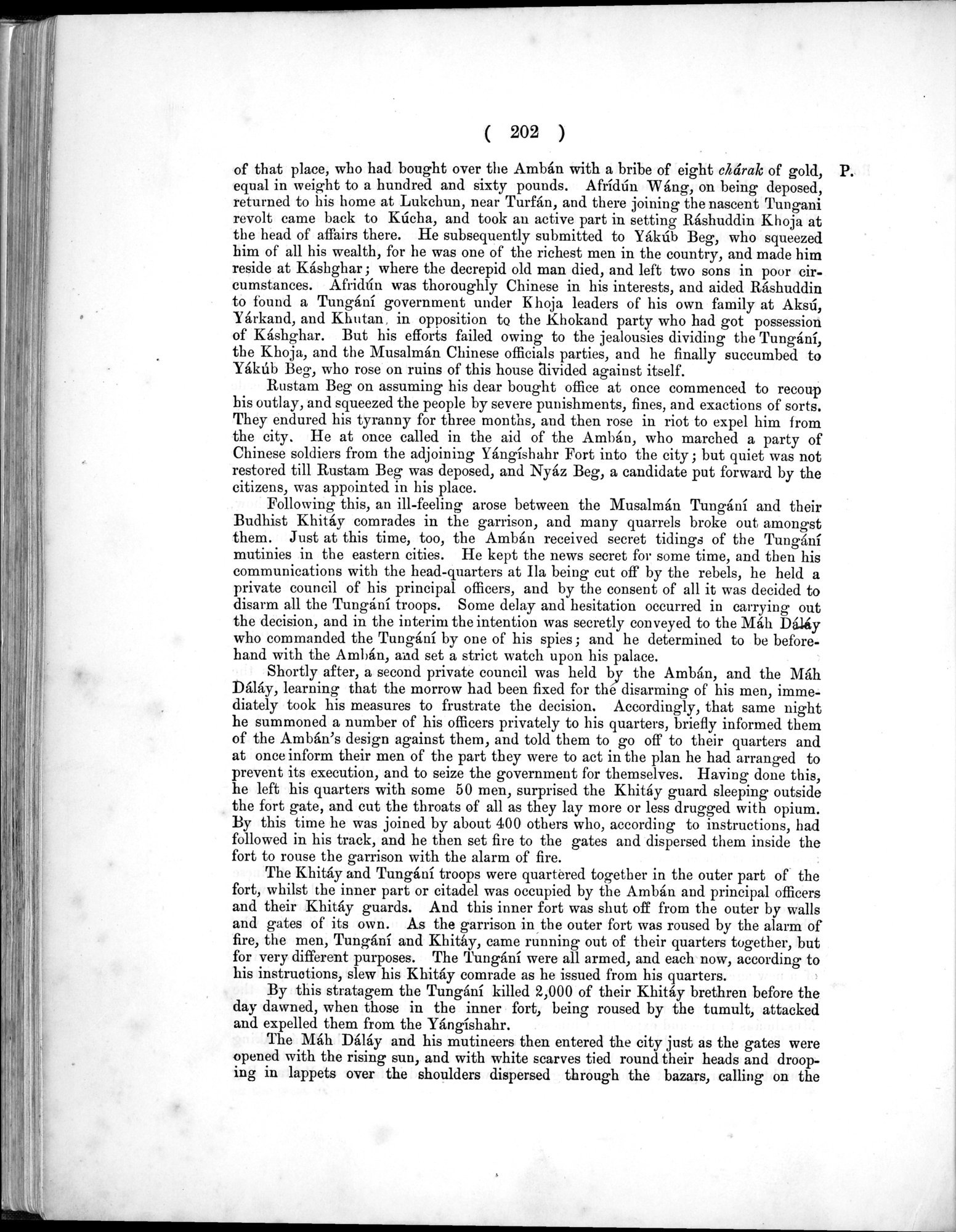 Report of a Mission to Yarkund in 1873 : vol.1 / Page 290 (Grayscale High Resolution Image)