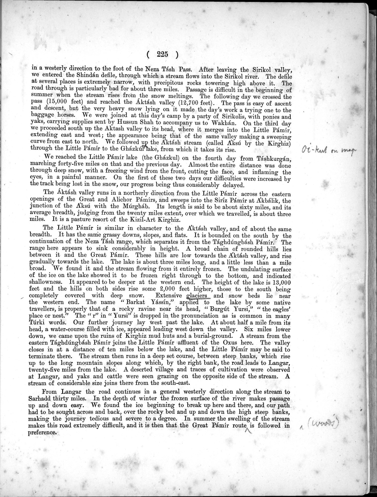 Report of a Mission to Yarkund in 1873 : vol.1 / Page 321 (Grayscale High Resolution Image)