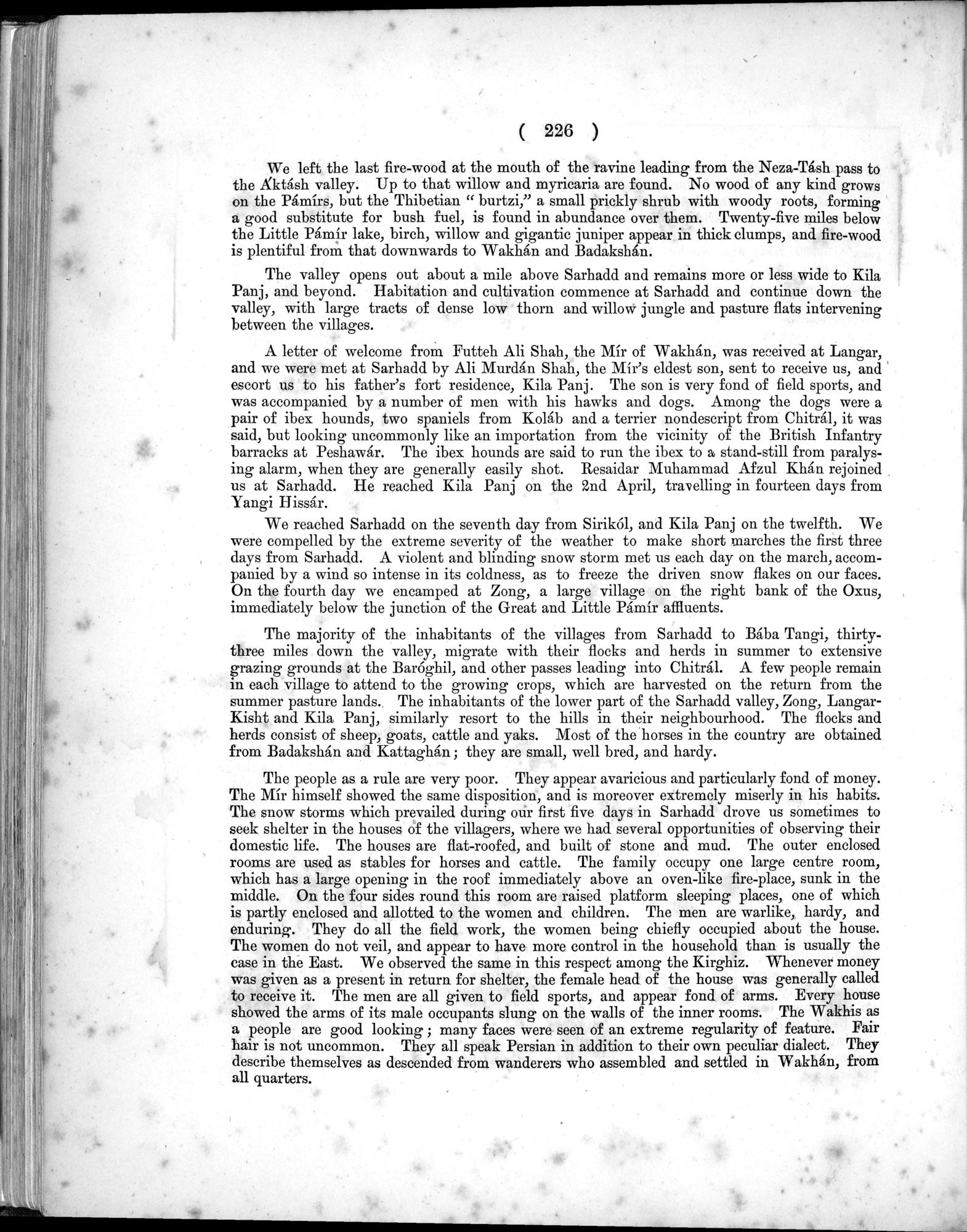 Report of a Mission to Yarkund in 1873 : vol.1 / Page 322 (Grayscale High Resolution Image)