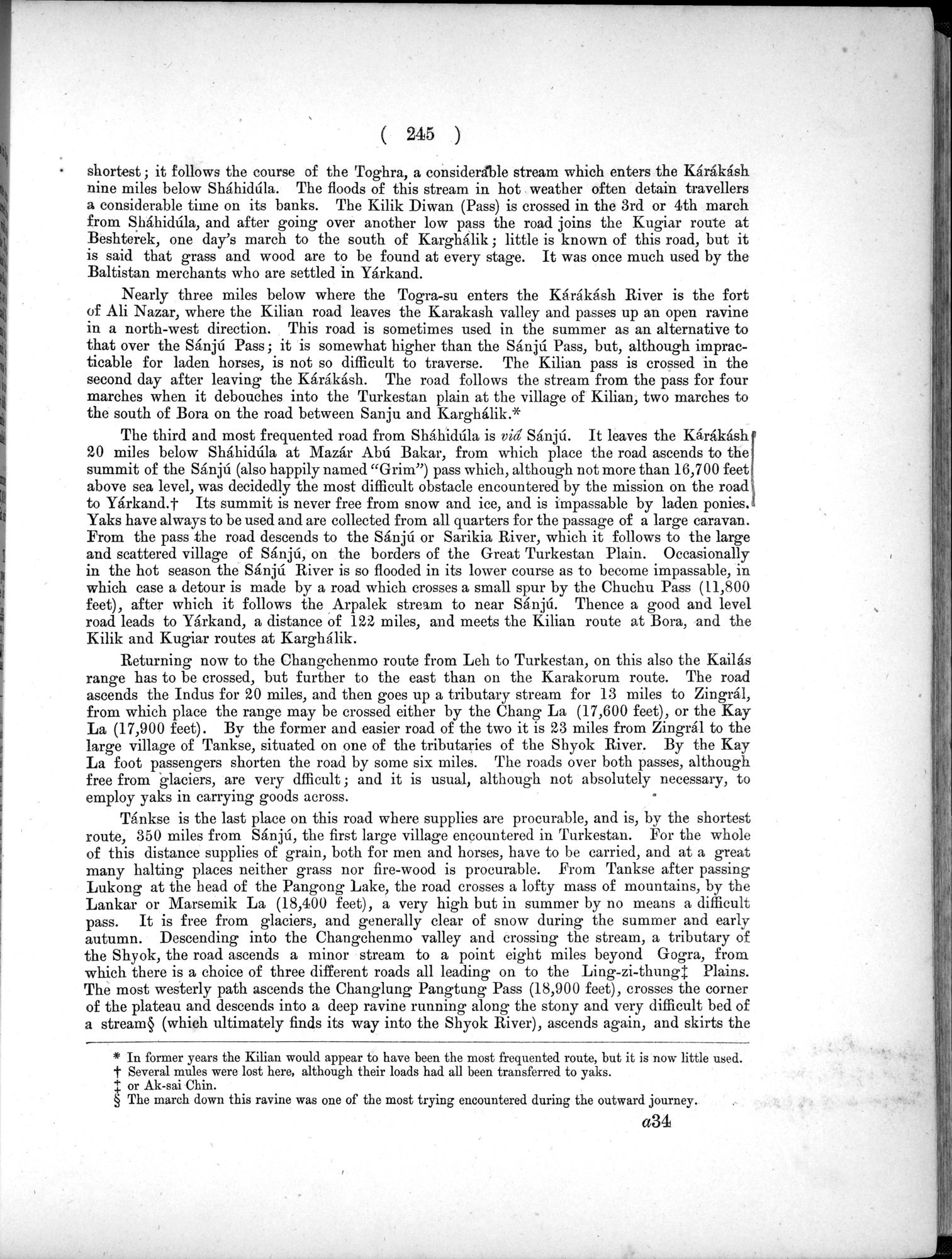 Report of a Mission to Yarkund in 1873 : vol.1 / Page 351 (Grayscale High Resolution Image)