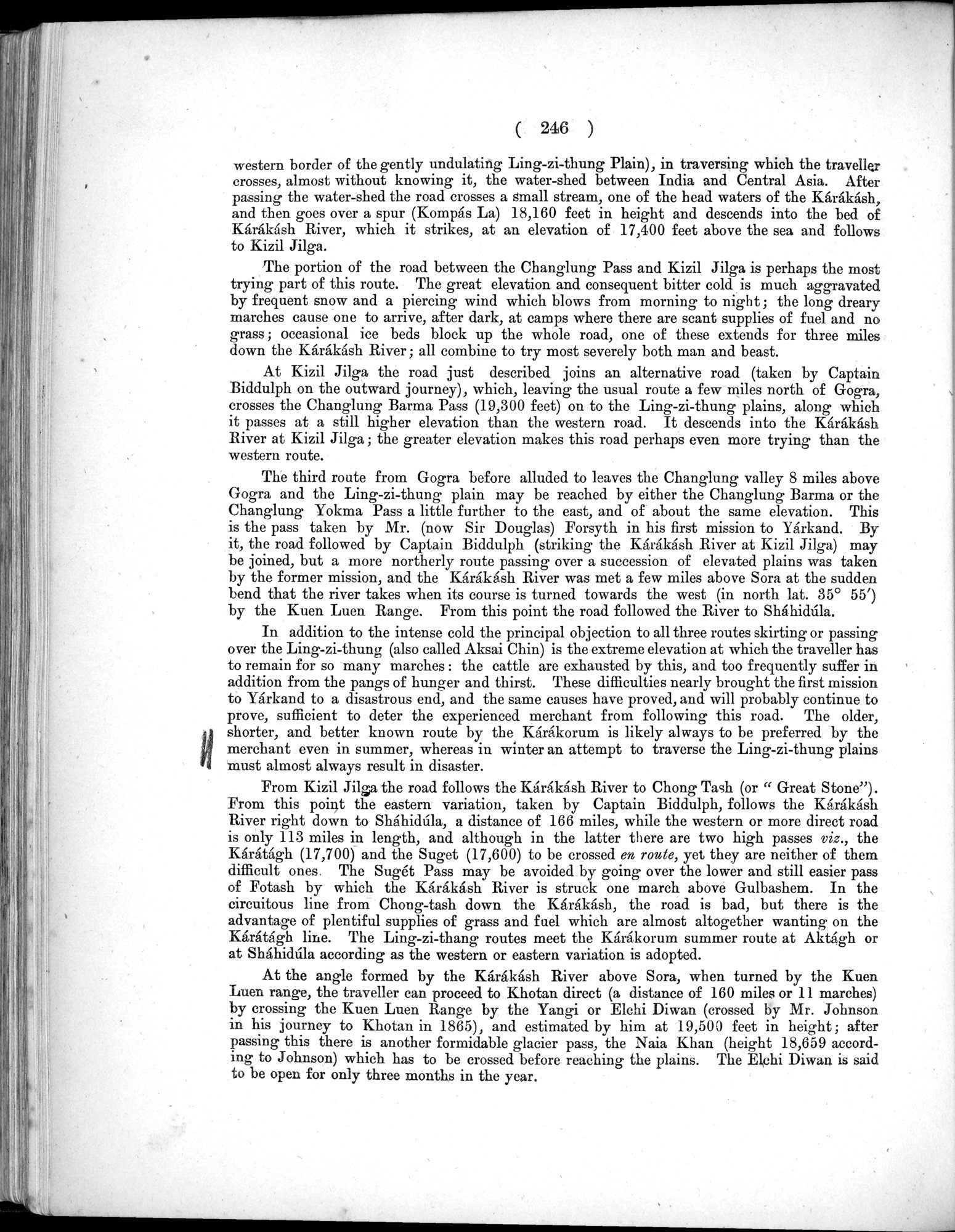 Report of a Mission to Yarkund in 1873 : vol.1 / Page 352 (Grayscale High Resolution Image)