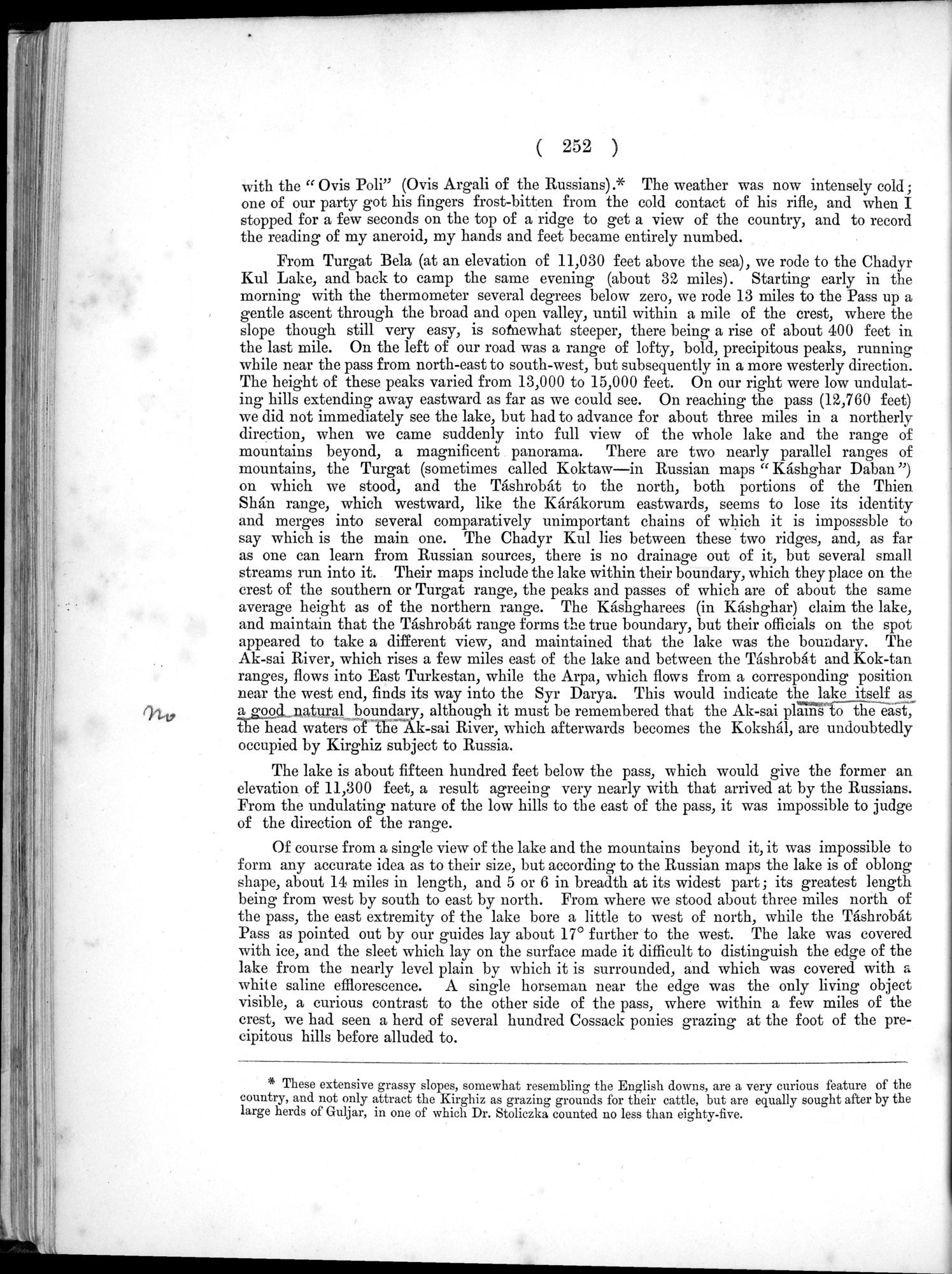 Report of a Mission to Yarkund in 1873 : vol.1 / Page 364 (Grayscale High Resolution Image)