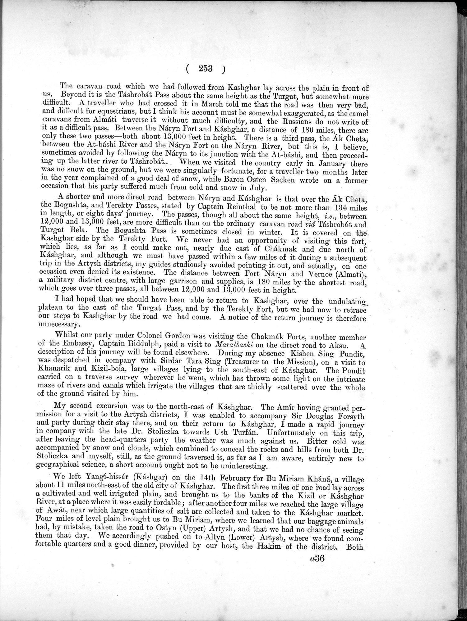 Report of a Mission to Yarkund in 1873 : vol.1 / Page 367 (Grayscale High Resolution Image)