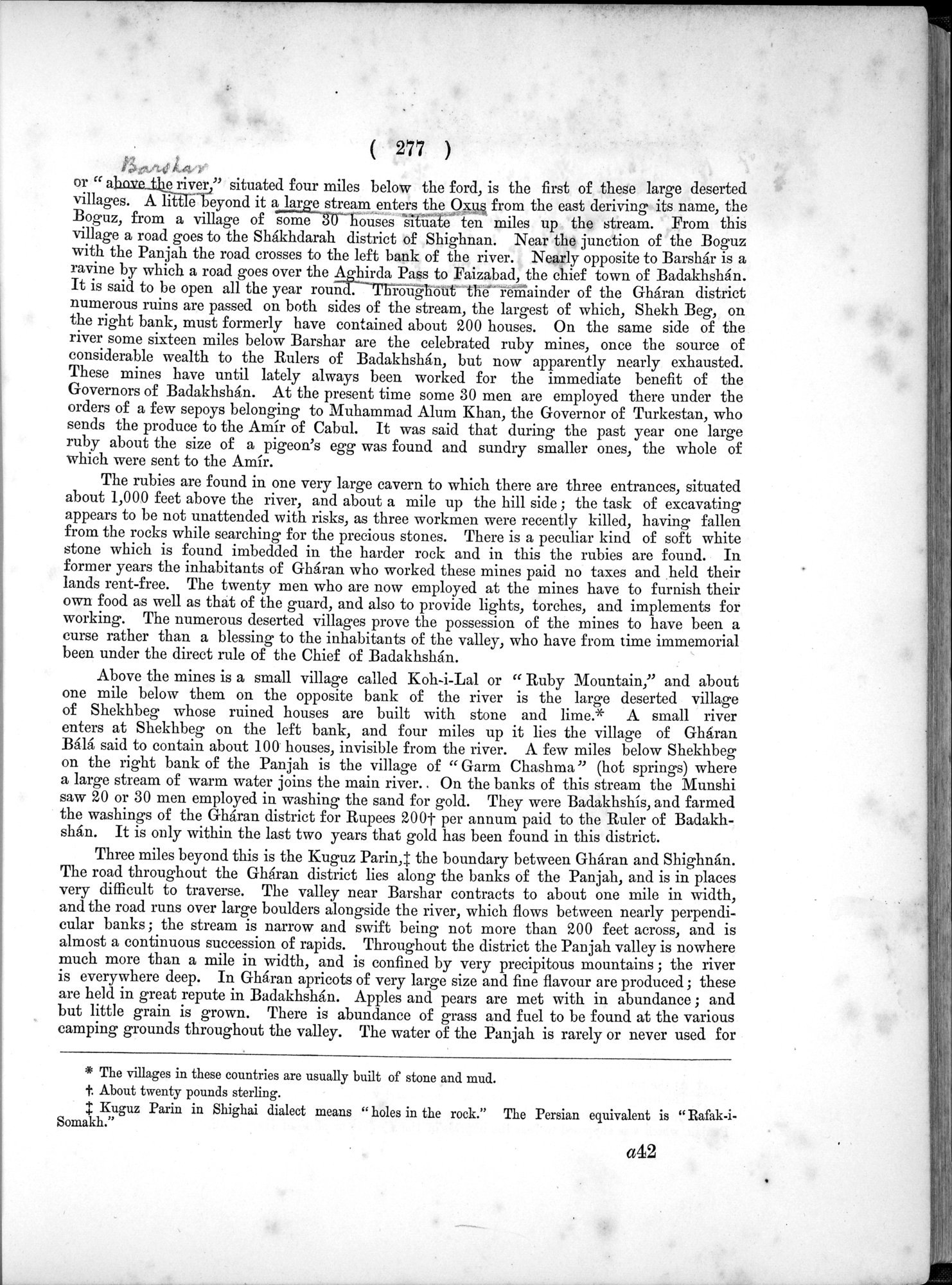 Report of a Mission to Yarkund in 1873 : vol.1 / Page 399 (Grayscale High Resolution Image)