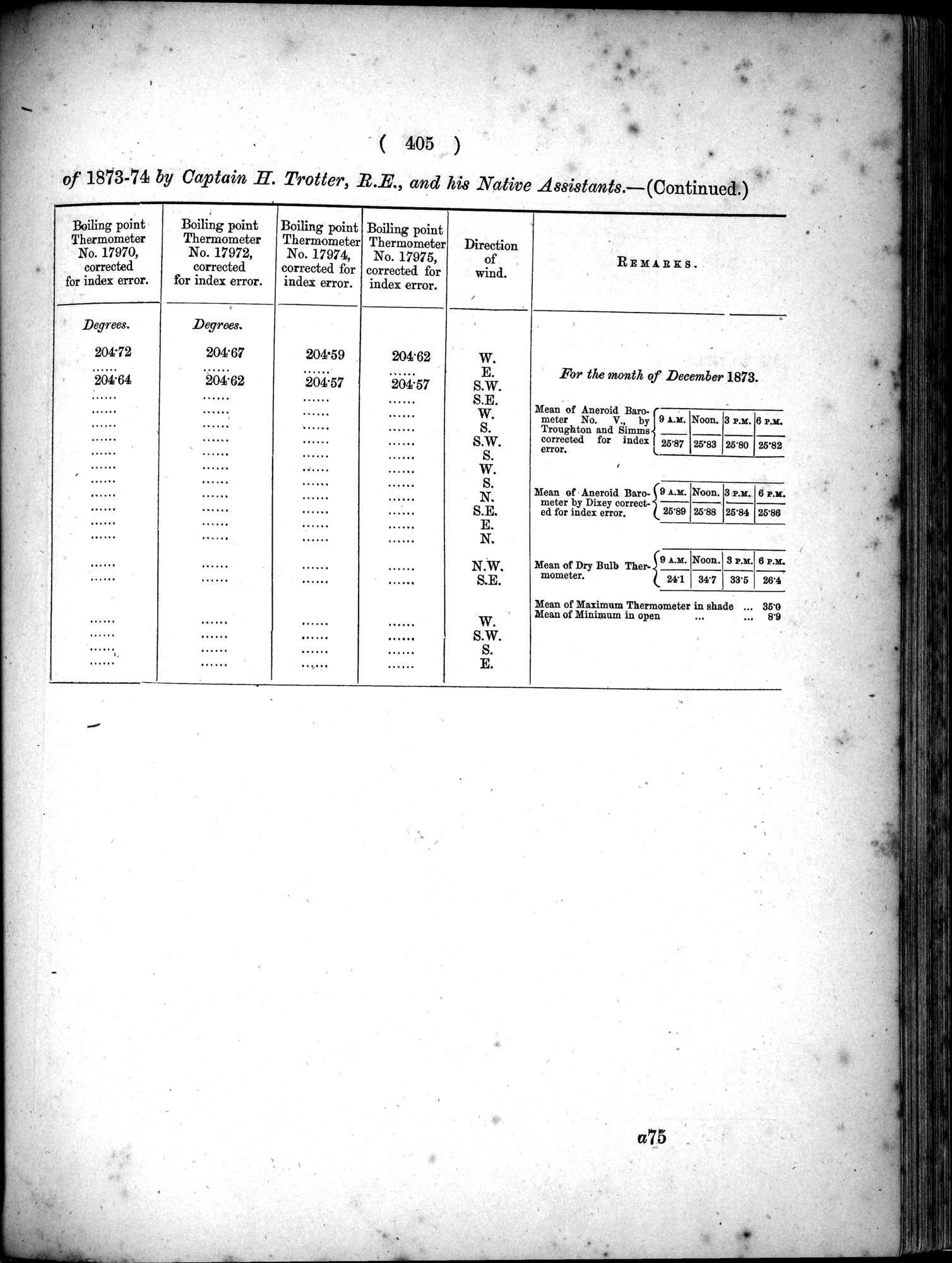 Report of a Mission to Yarkund in 1873 : vol.1 / 539 ページ（白黒高解像度画像）