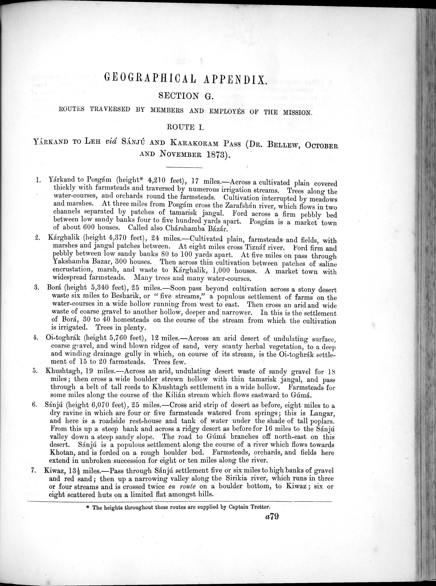 Report of a Mission to Yarkund in 1873 : vol.1 / Page 555 (Grayscale High Resolution Image)