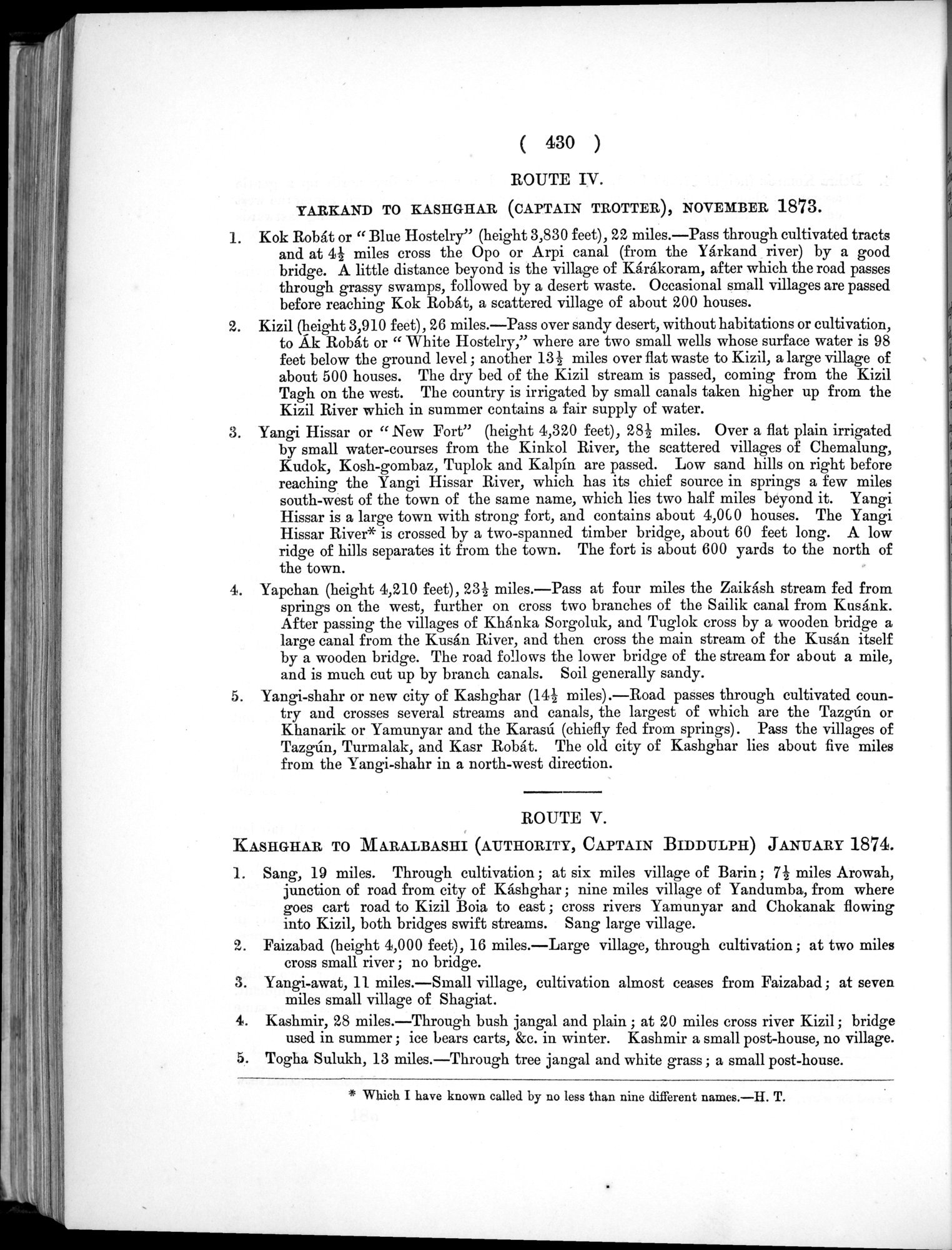 Report of a Mission to Yarkund in 1873 : vol.1 / Page 564 (Grayscale High Resolution Image)