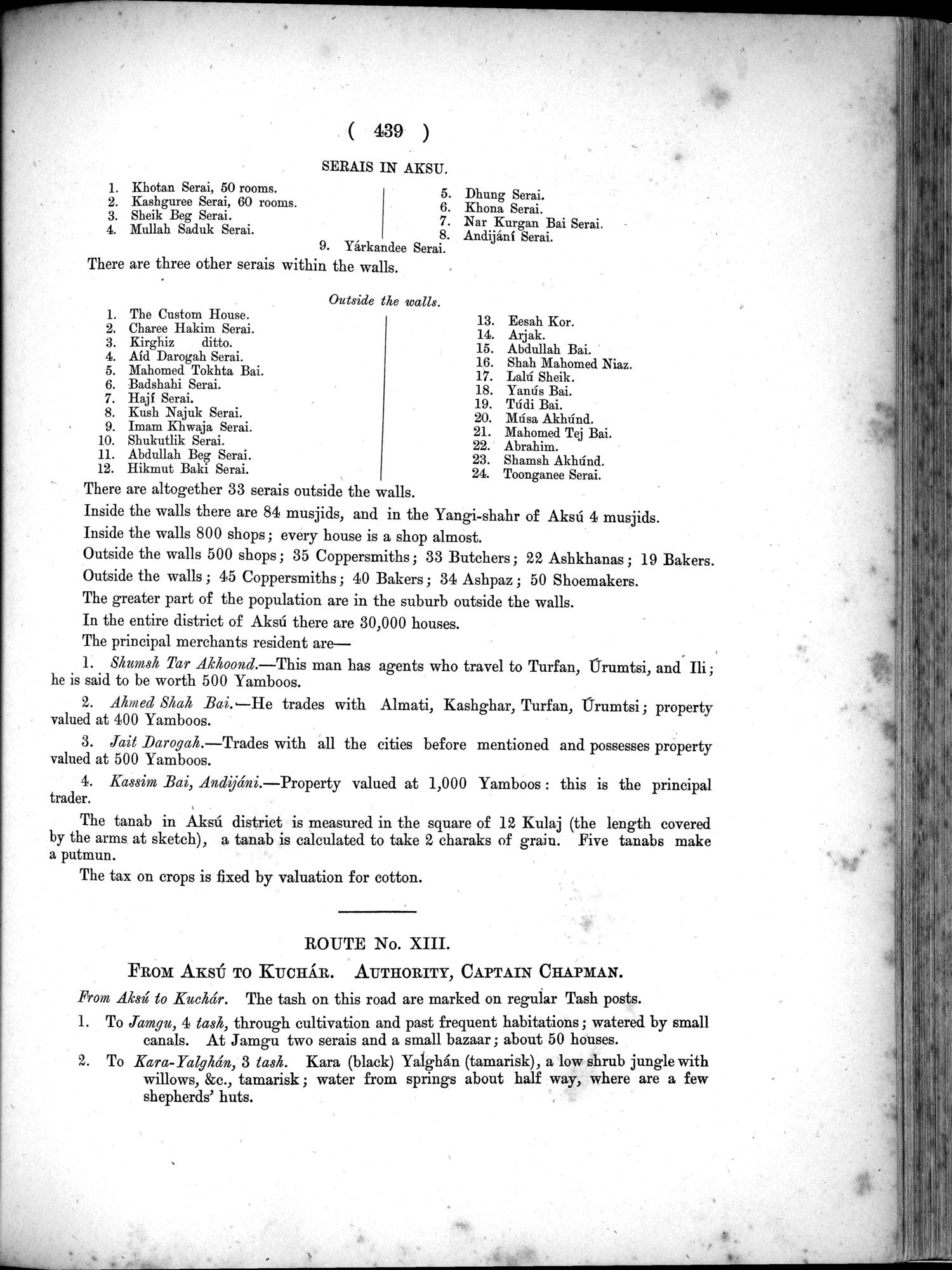 Report of a Mission to Yarkund in 1873 : vol.1 / Page 573 (Grayscale High Resolution Image)