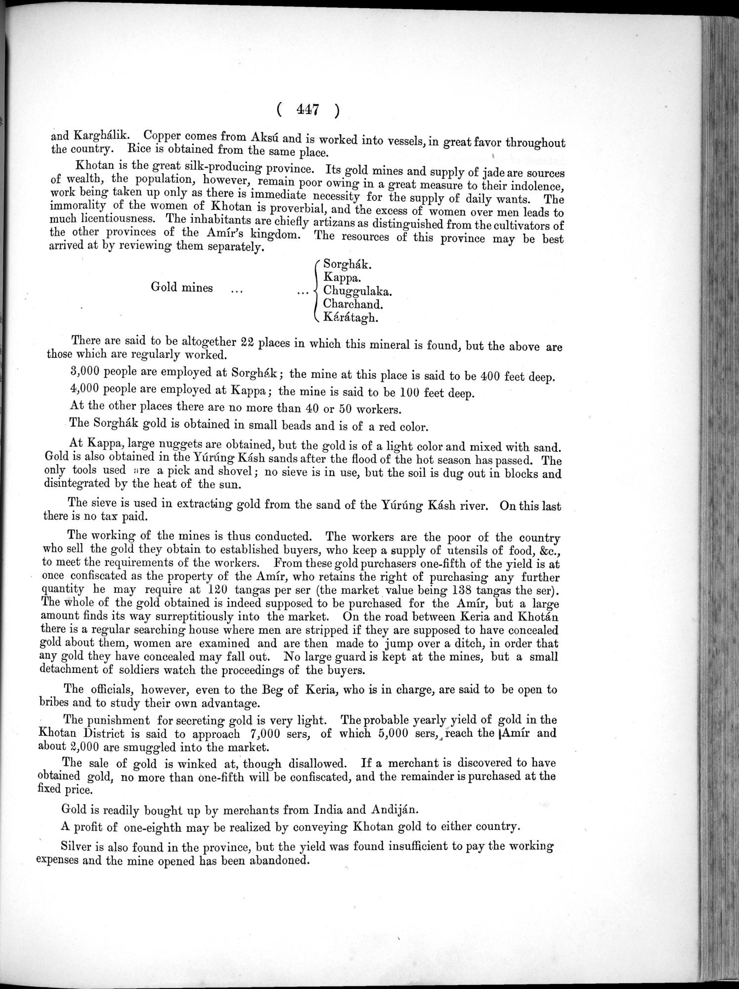 Report of a Mission to Yarkund in 1873 : vol.1 / Page 581 (Grayscale High Resolution Image)