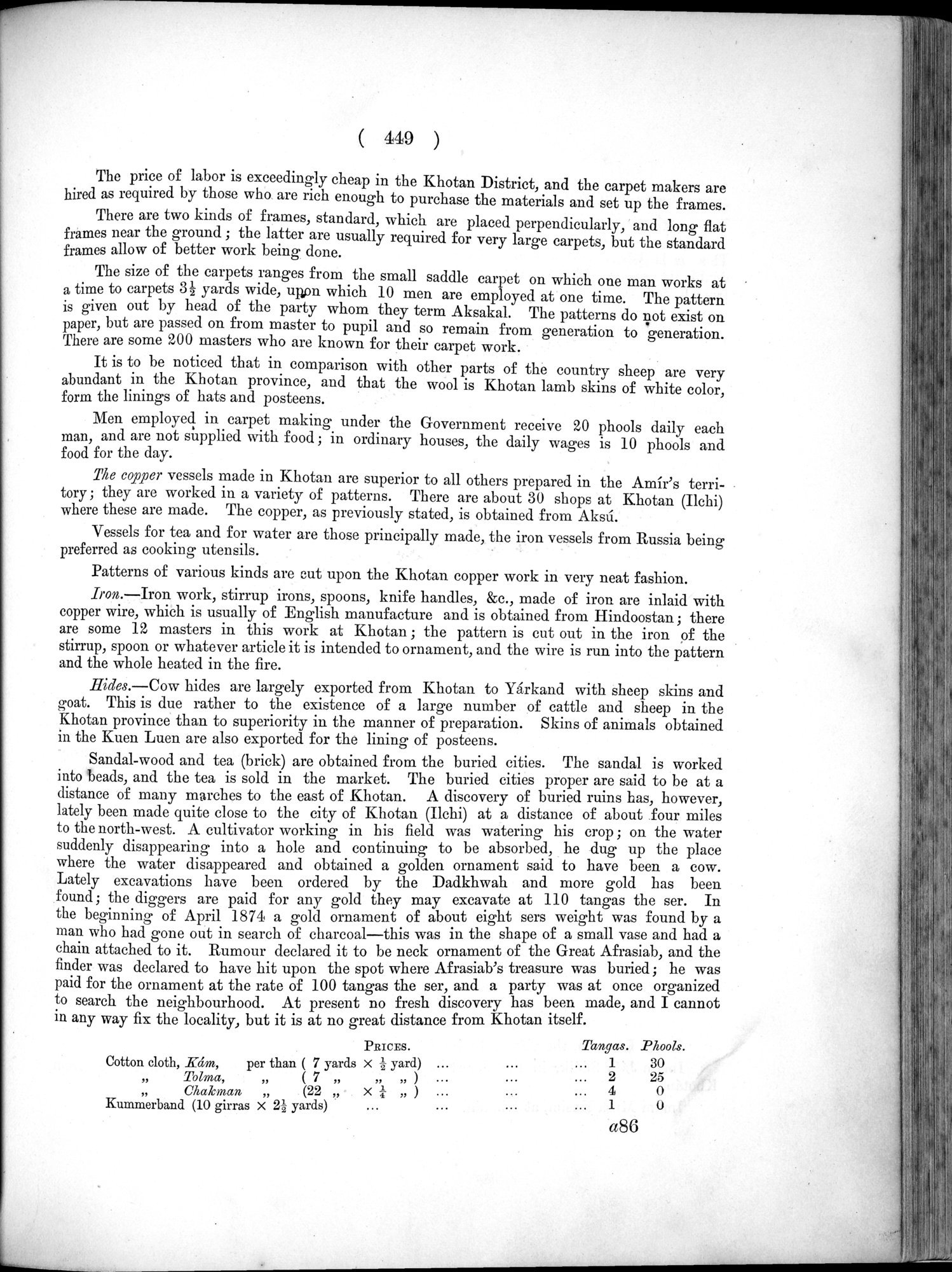 Report of a Mission to Yarkund in 1873 : vol.1 / Page 583 (Grayscale High Resolution Image)