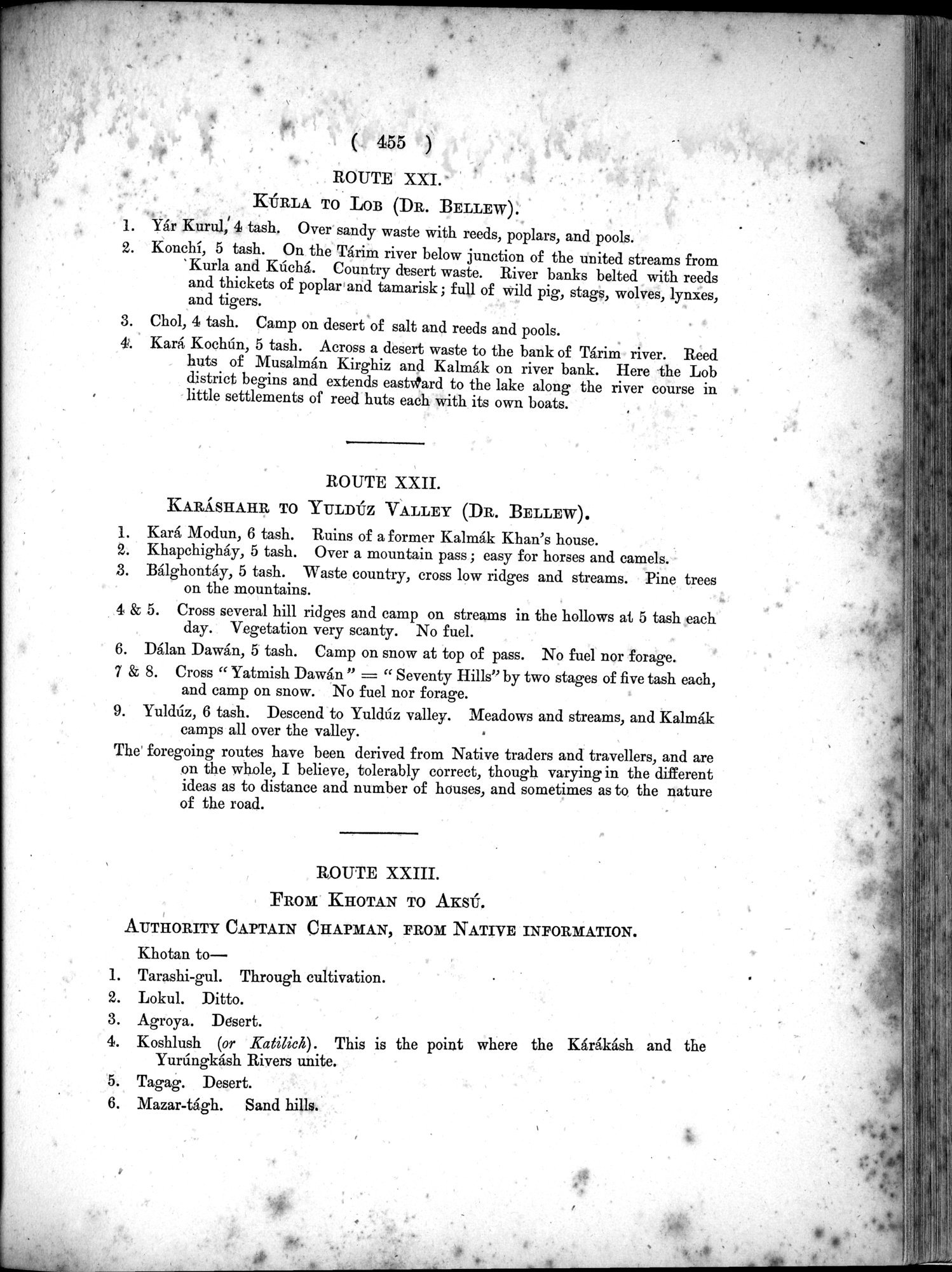 Report of a Mission to Yarkund in 1873 : vol.1 / Page 589 (Grayscale High Resolution Image)