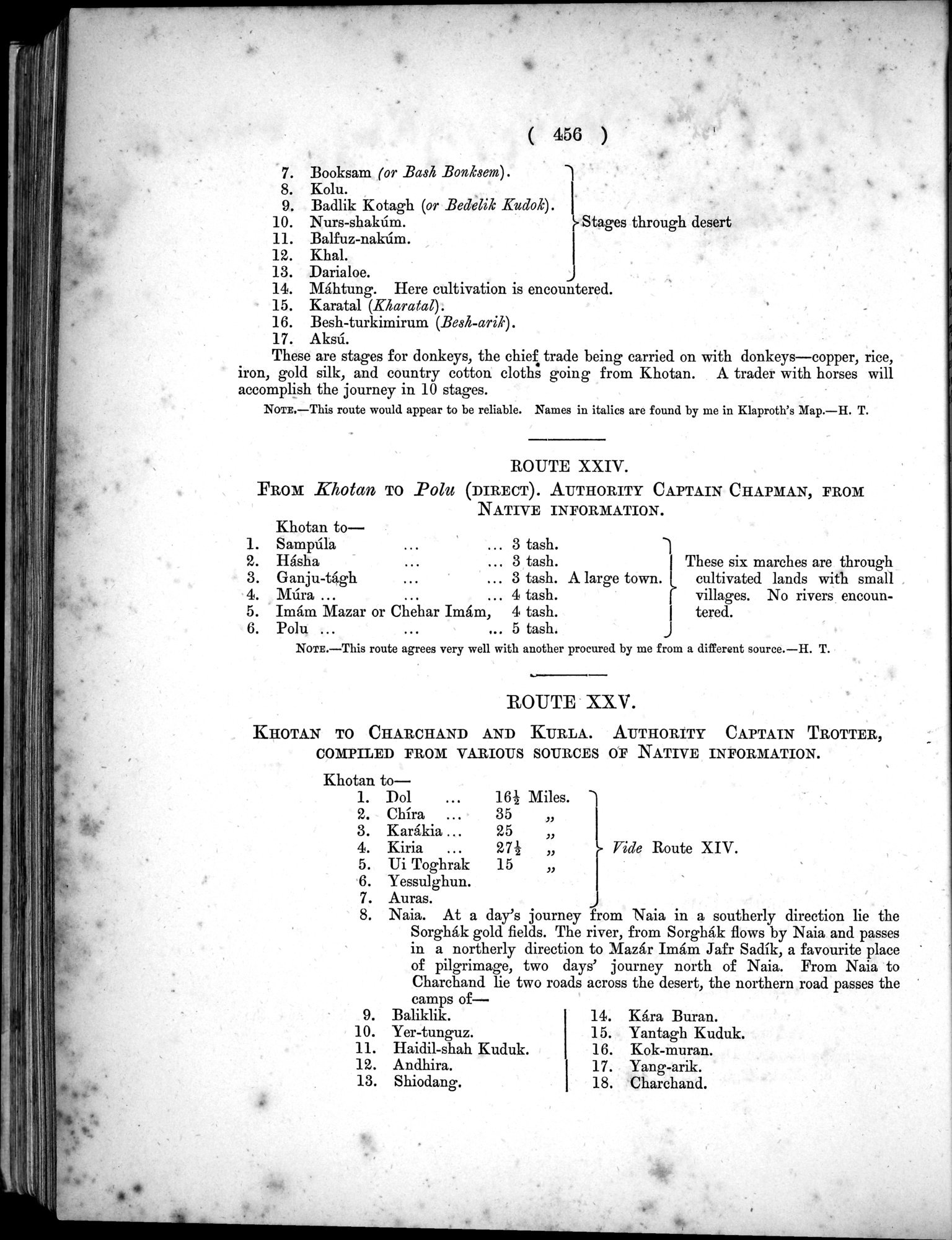 Report of a Mission to Yarkund in 1873 : vol.1 / Page 590 (Grayscale High Resolution Image)