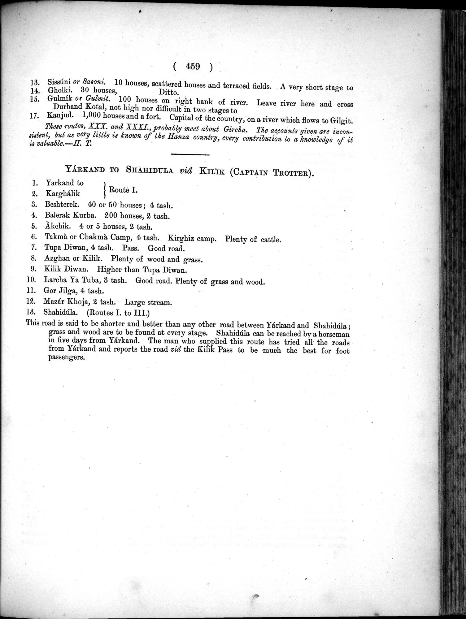 Report of a Mission to Yarkund in 1873 : vol.1 / Page 593 (Grayscale High Resolution Image)