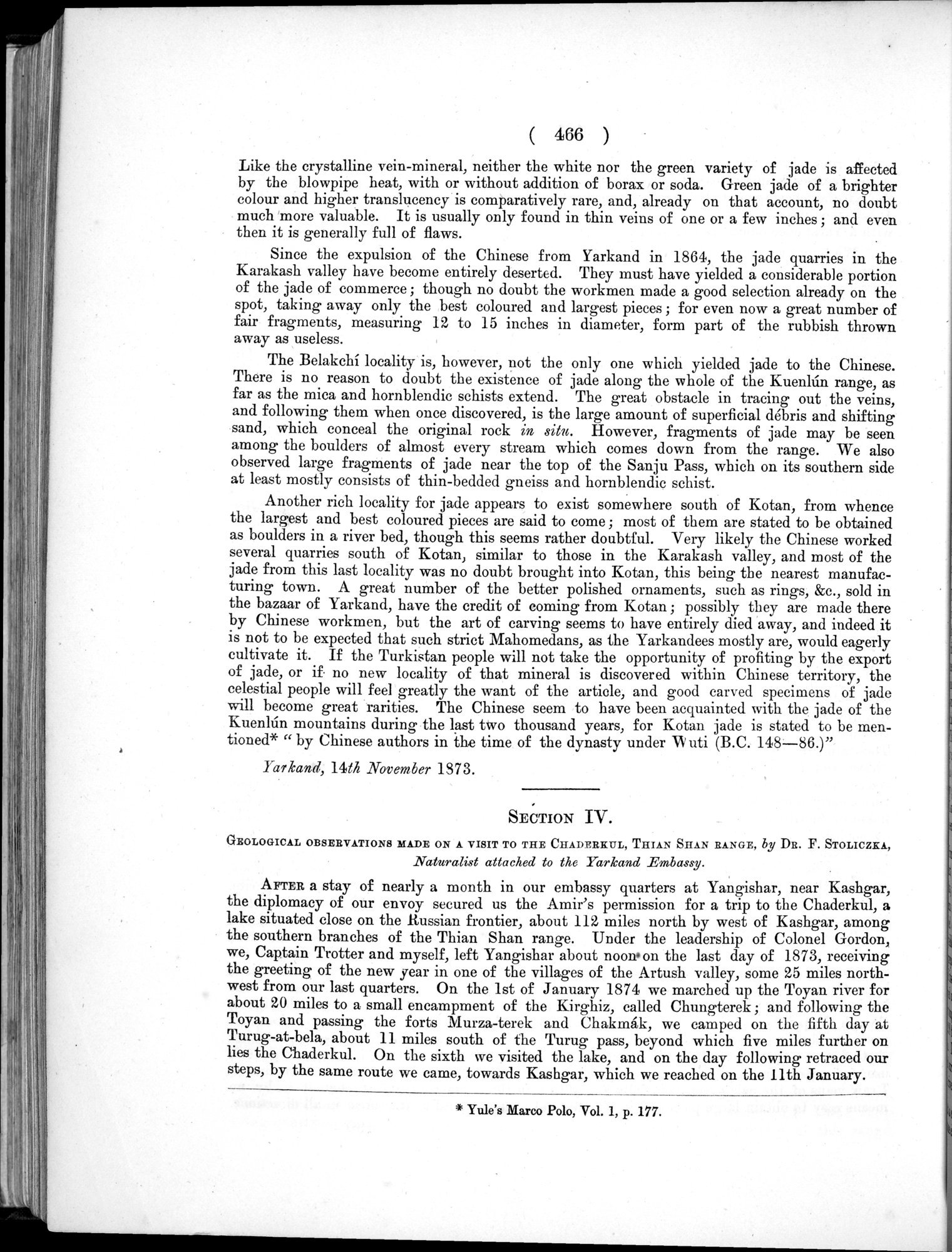 Report of a Mission to Yarkund in 1873 : vol.1 / Page 600 (Grayscale High Resolution Image)