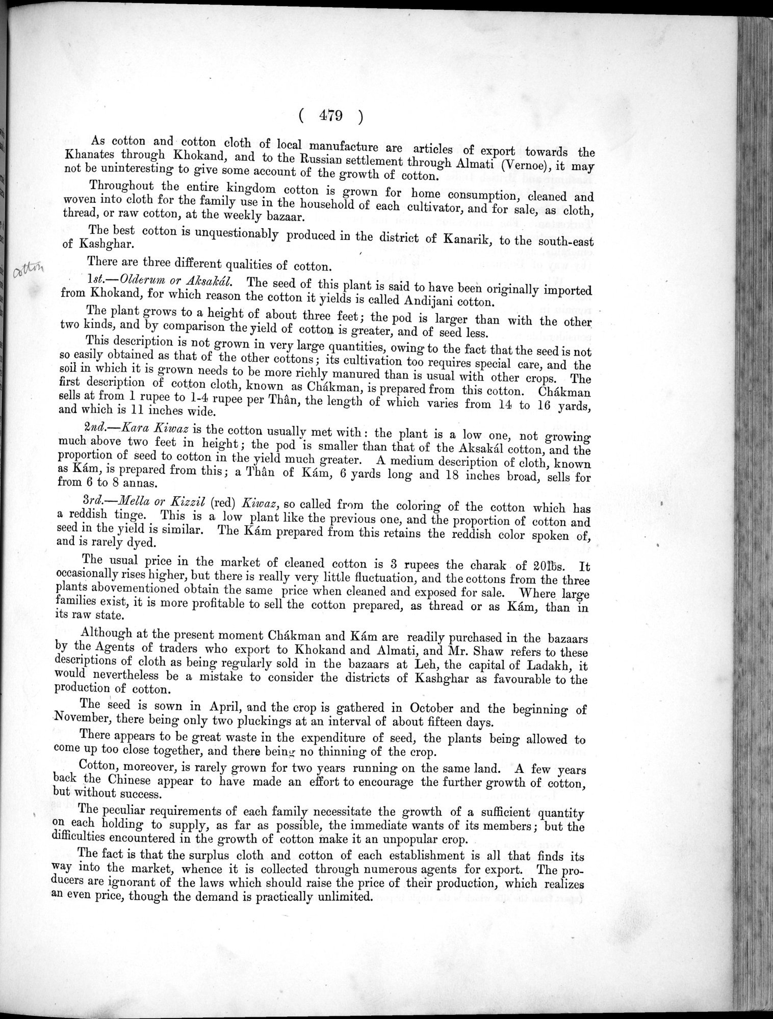 Report of a Mission to Yarkund in 1873 : vol.1 / Page 613 (Grayscale High Resolution Image)