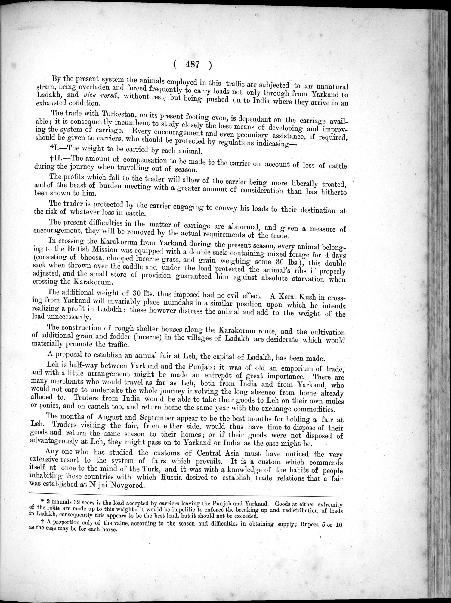 Report of a Mission to Yarkund in 1873 : vol.1 / Page 621 (Grayscale High Resolution Image)