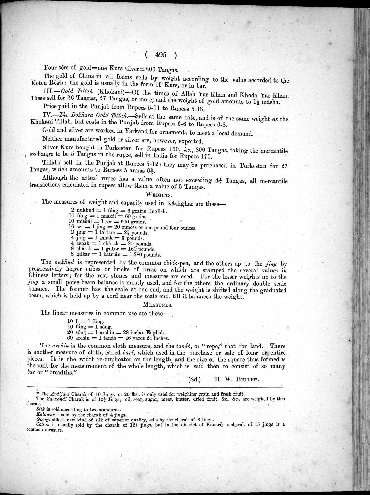 Report of a Mission to Yarkund in 1873 : vol.1 / Page 629 (Grayscale High Resolution Image)