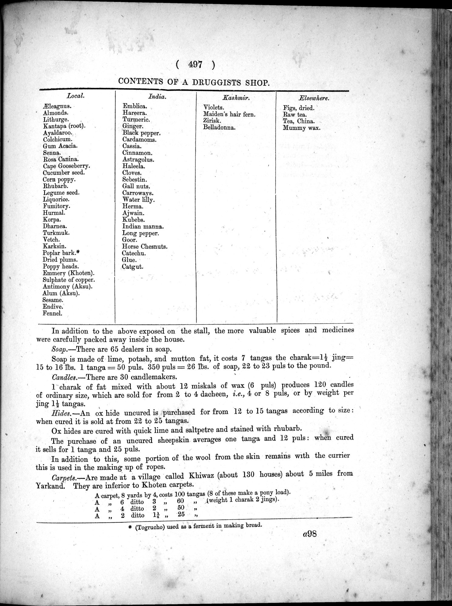 Report of a Mission to Yarkund in 1873 : vol.1 / Page 631 (Grayscale High Resolution Image)