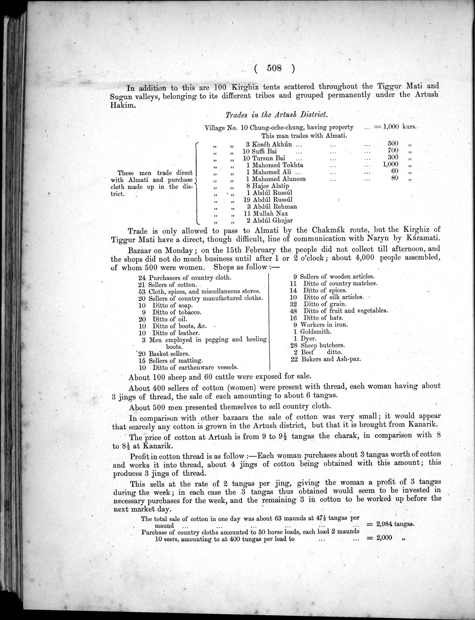 Report of a Mission to Yarkund in 1873 : vol.1 / Page 642 (Grayscale High Resolution Image)