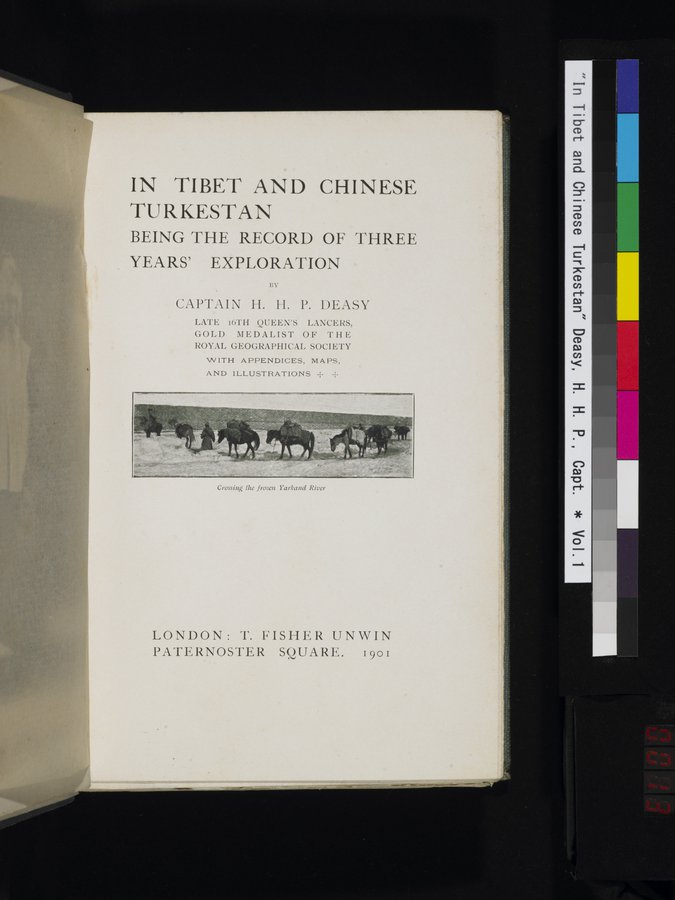 In Tibet and Chinese Turkestan : vol.1 / 13 ページ（カラー画像）