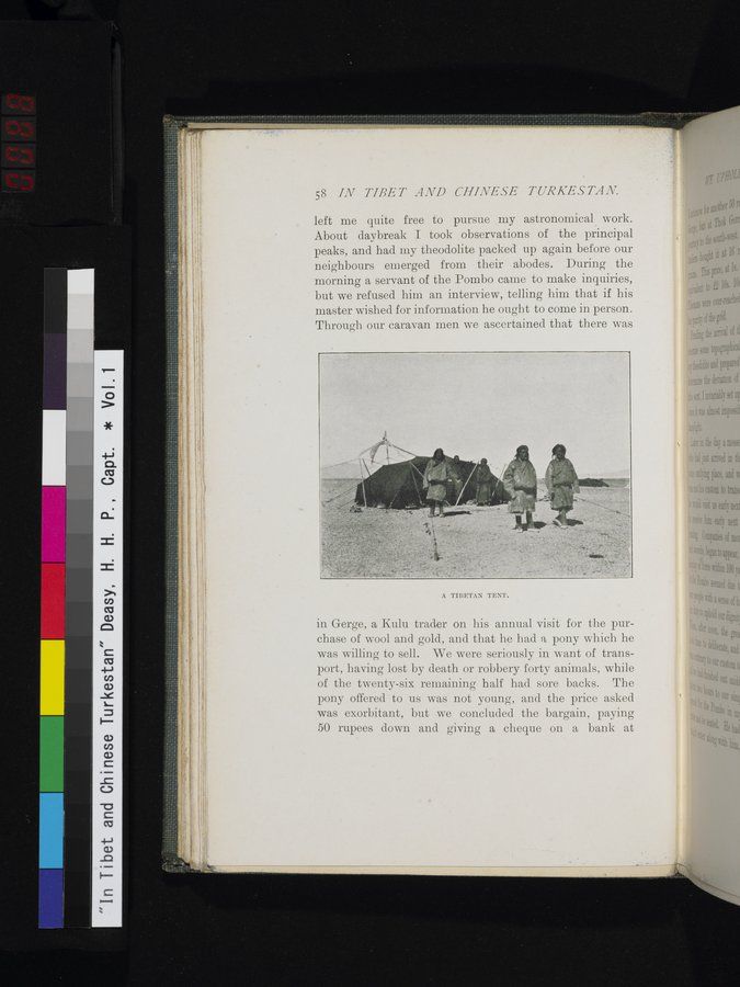 In Tibet and Chinese Turkestan : vol.1 / Page 88 (Color Image)