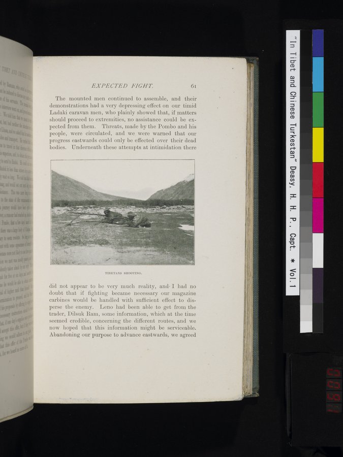 In Tibet and Chinese Turkestan : vol.1 / 91 ページ（カラー画像）