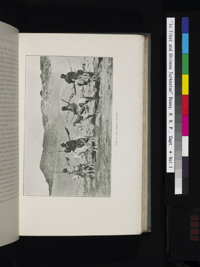 In Tibet and Chinese Turkestan : vol.1 / 99 ページ（カラー画像）