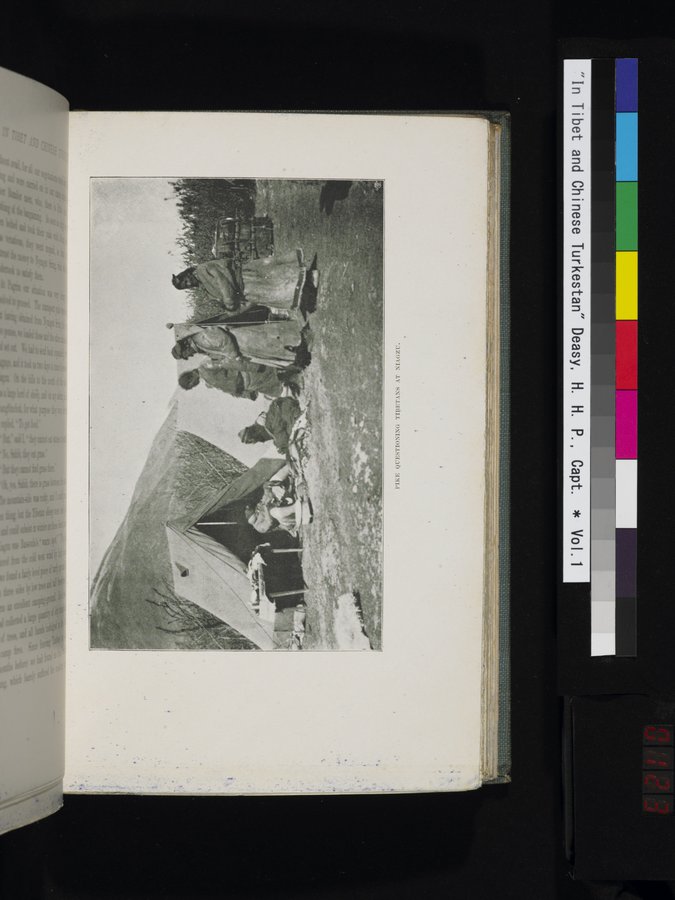 In Tibet and Chinese Turkestan : vol.1 / 123 ページ（カラー画像）