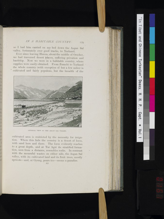 In Tibet and Chinese Turkestan : vol.1 / 161 ページ（カラー画像）