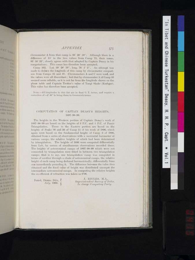 In Tibet and Chinese Turkestan : vol.1 / Page 415 (Color Image)