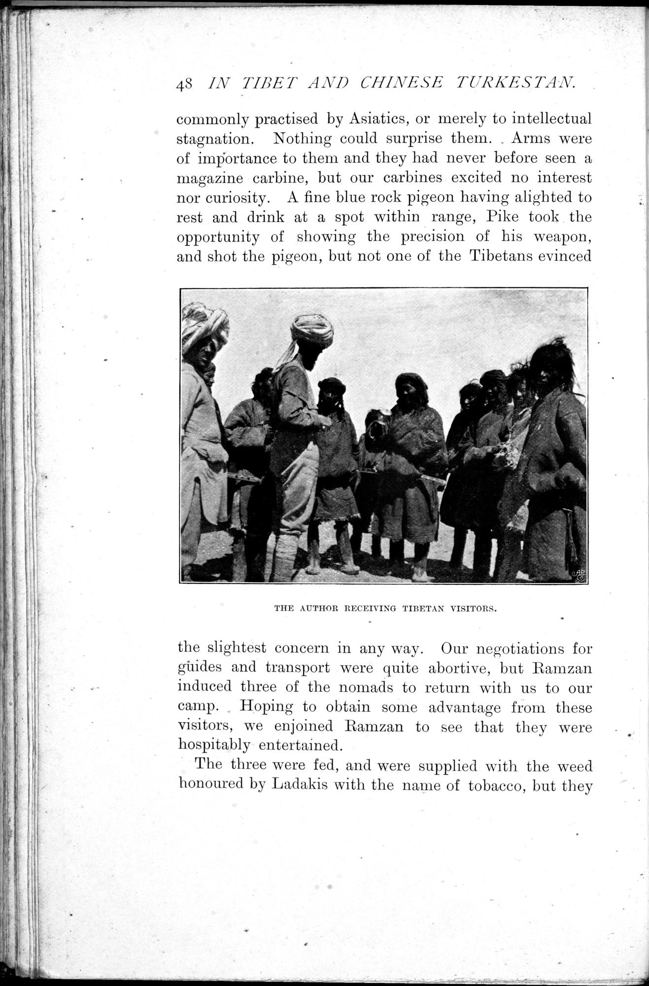 In Tibet and Chinese Turkestan : vol.1 / 76 ページ（白黒高解像度画像）