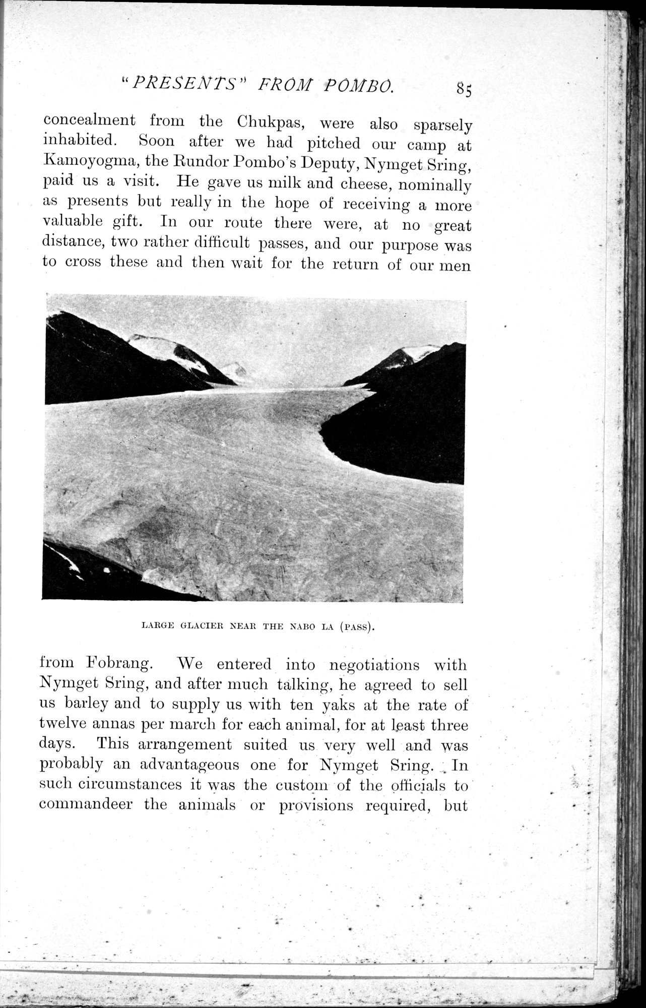 In Tibet and Chinese Turkestan : vol.1 / 115 ページ（白黒高解像度画像）