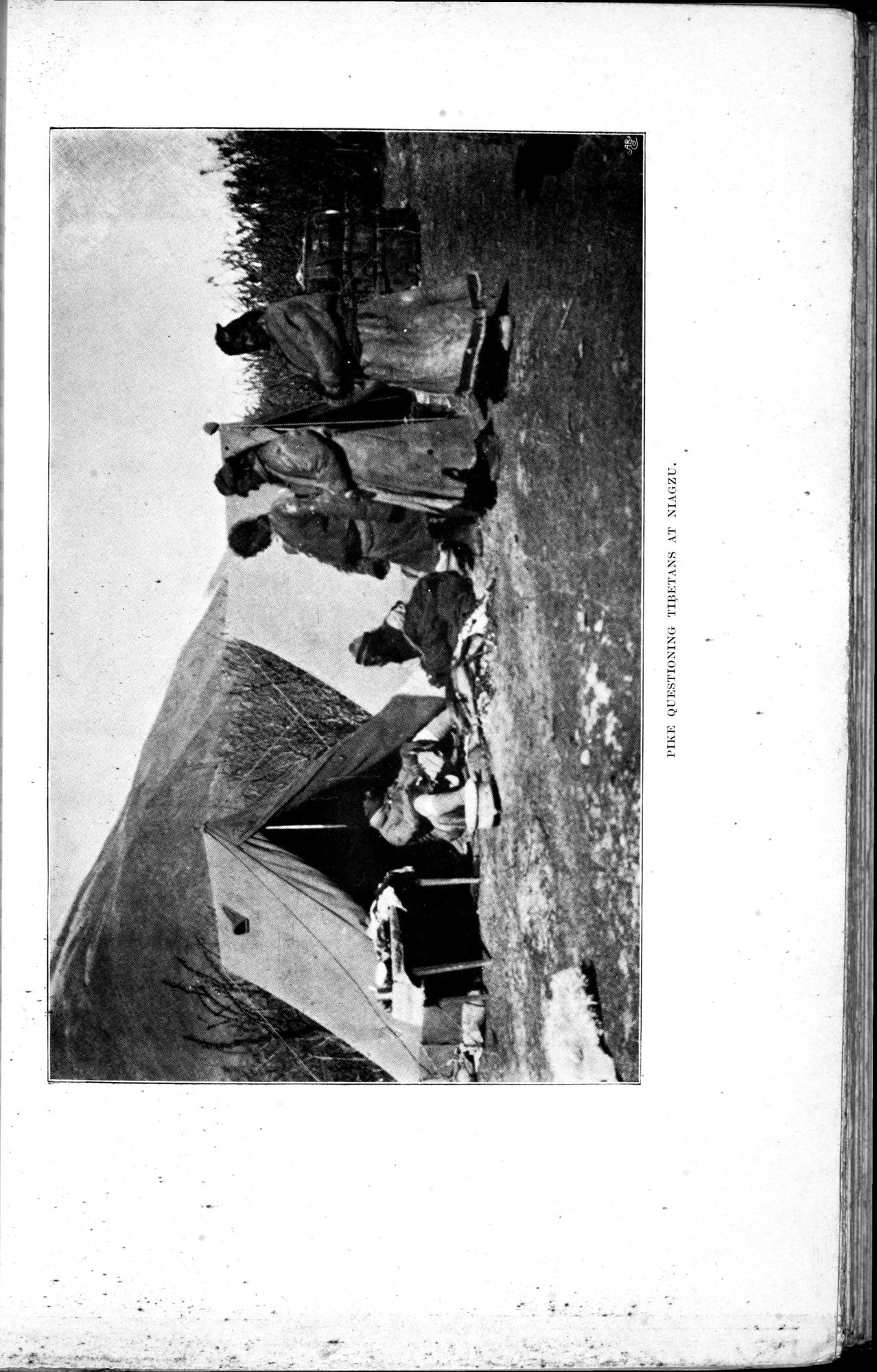 In Tibet and Chinese Turkestan : vol.1 / 123 ページ（白黒高解像度画像）
