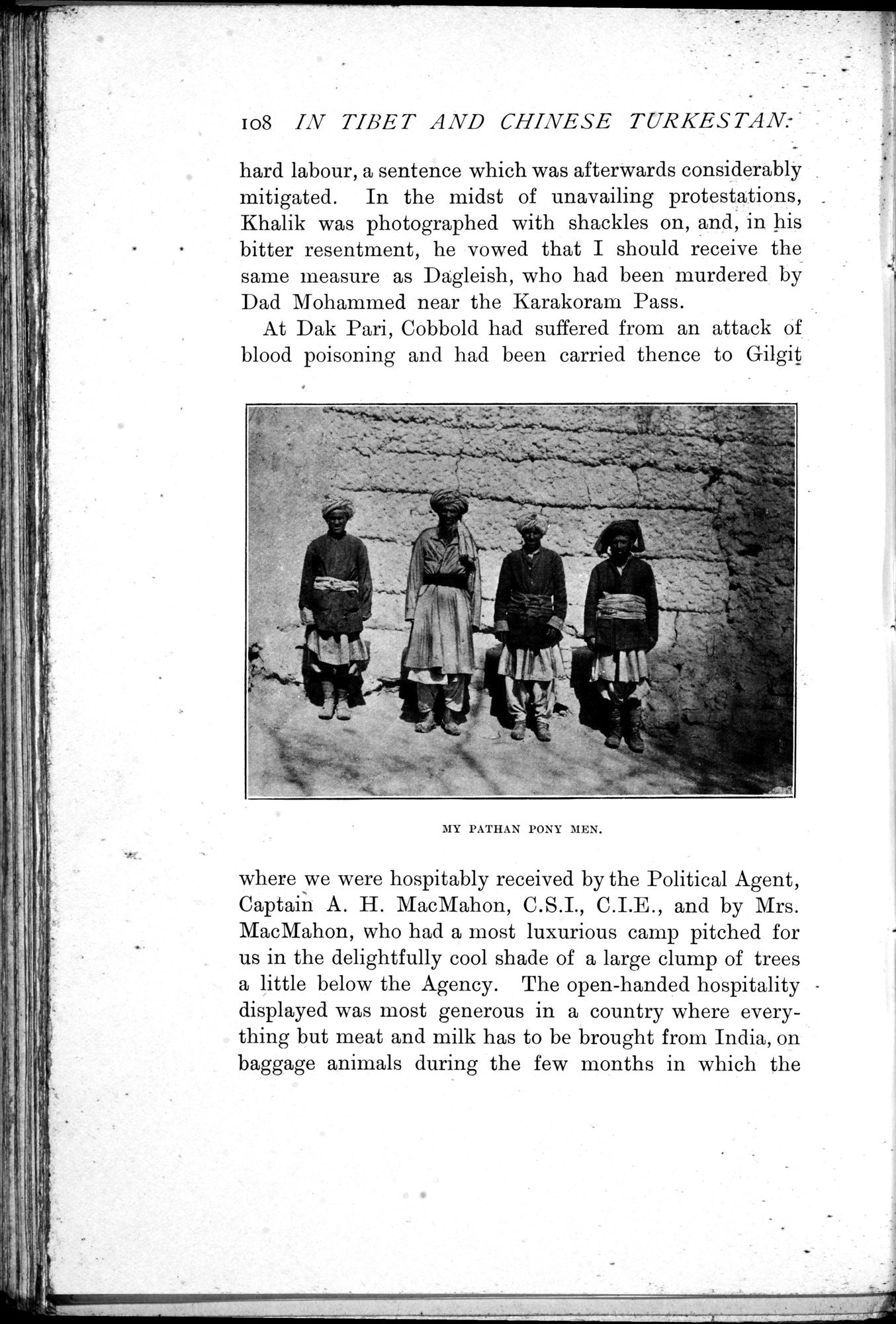 In Tibet and Chinese Turkestan : vol.1 / 140 ページ（白黒高解像度画像）