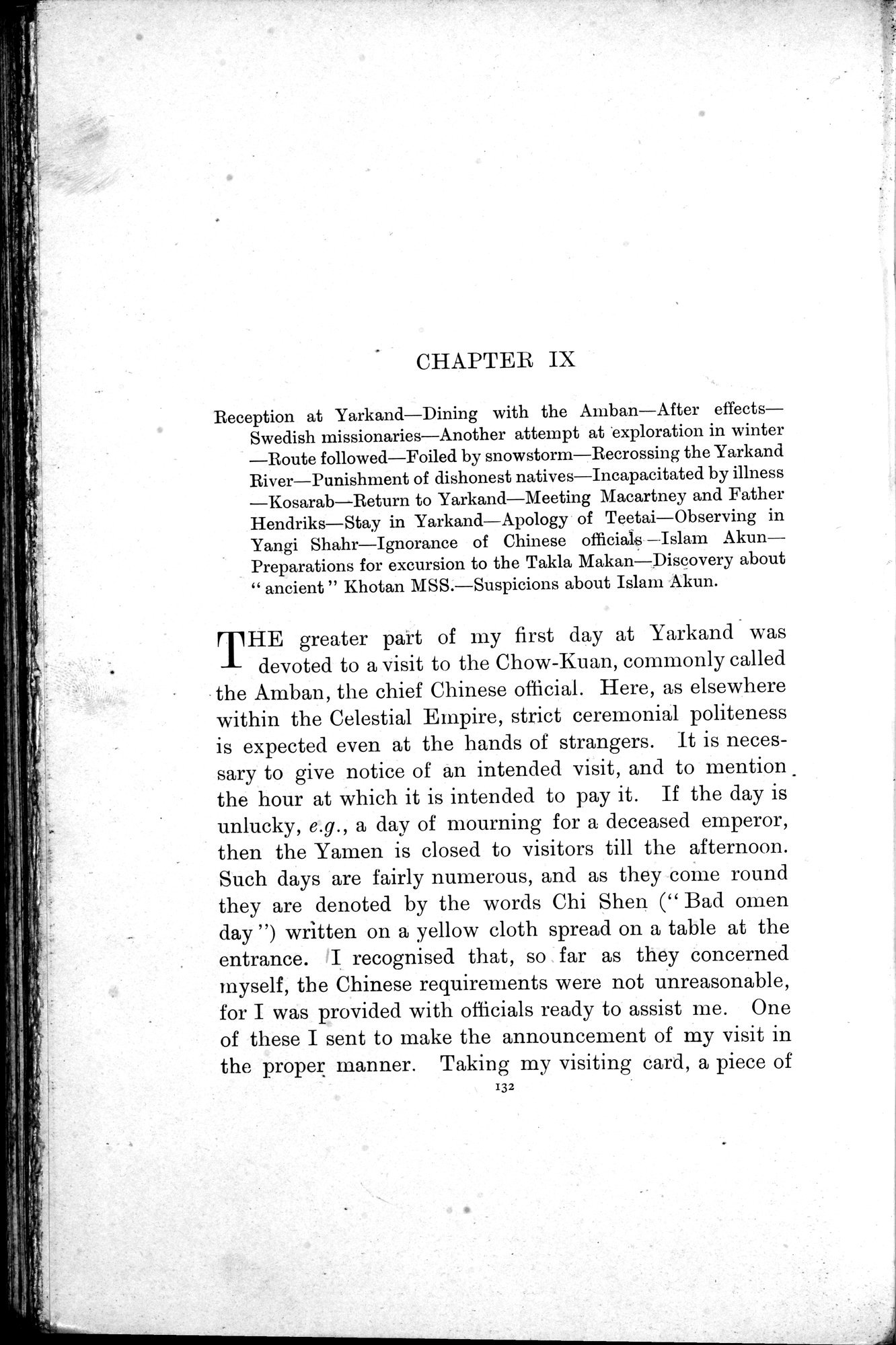 In Tibet and Chinese Turkestan : vol.1 / 164 ページ（白黒高解像度画像）