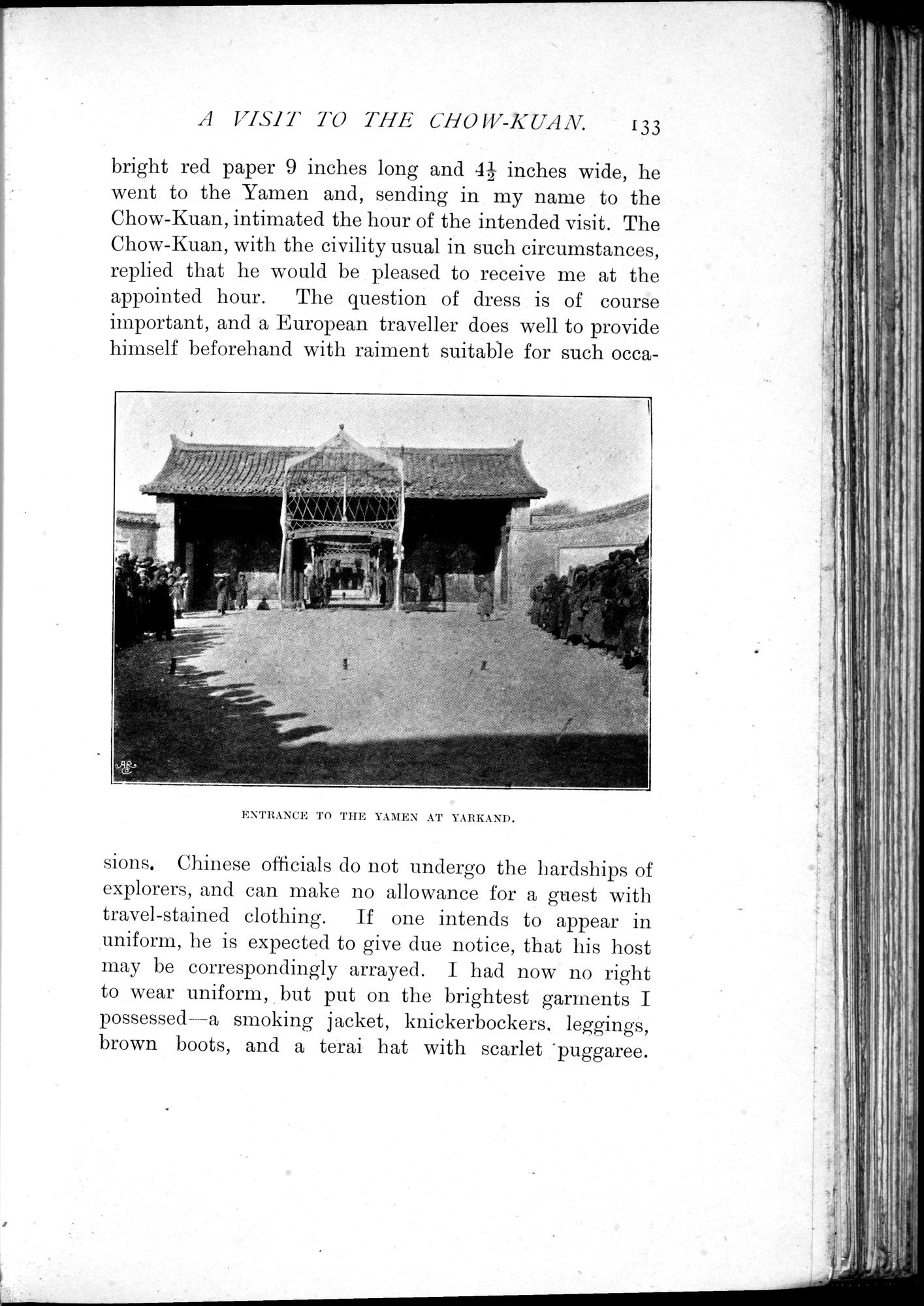 In Tibet and Chinese Turkestan : vol.1 / 165 ページ（白黒高解像度画像）