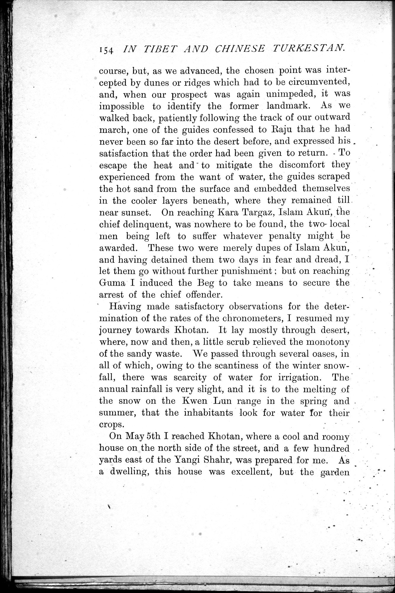 In Tibet and Chinese Turkestan : vol.1 / Page 188 (Grayscale High Resolution Image)