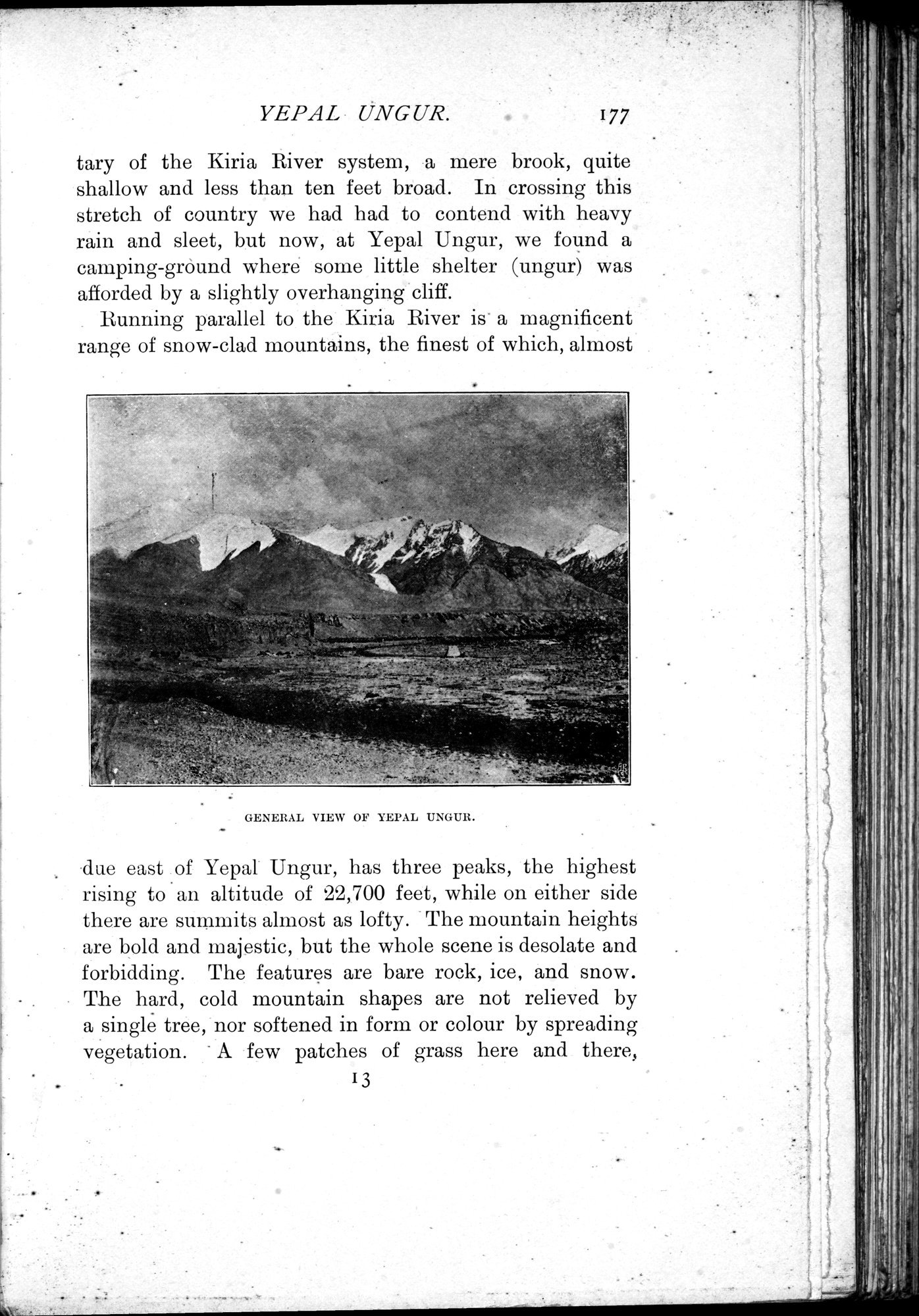 In Tibet and Chinese Turkestan : vol.1 / 211 ページ（白黒高解像度画像）