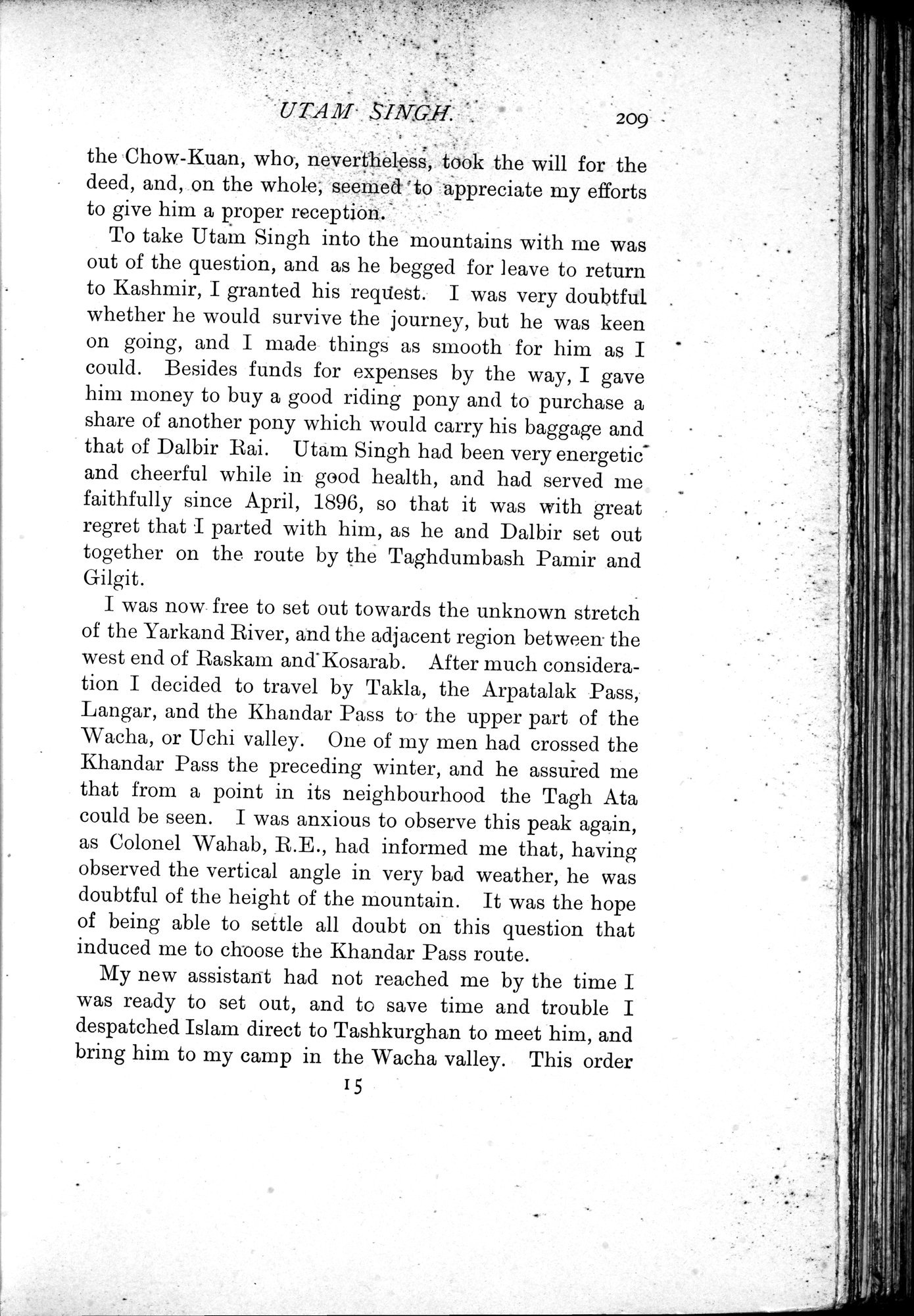 In Tibet and Chinese Turkestan : vol.1 / 245 ページ（白黒高解像度画像）