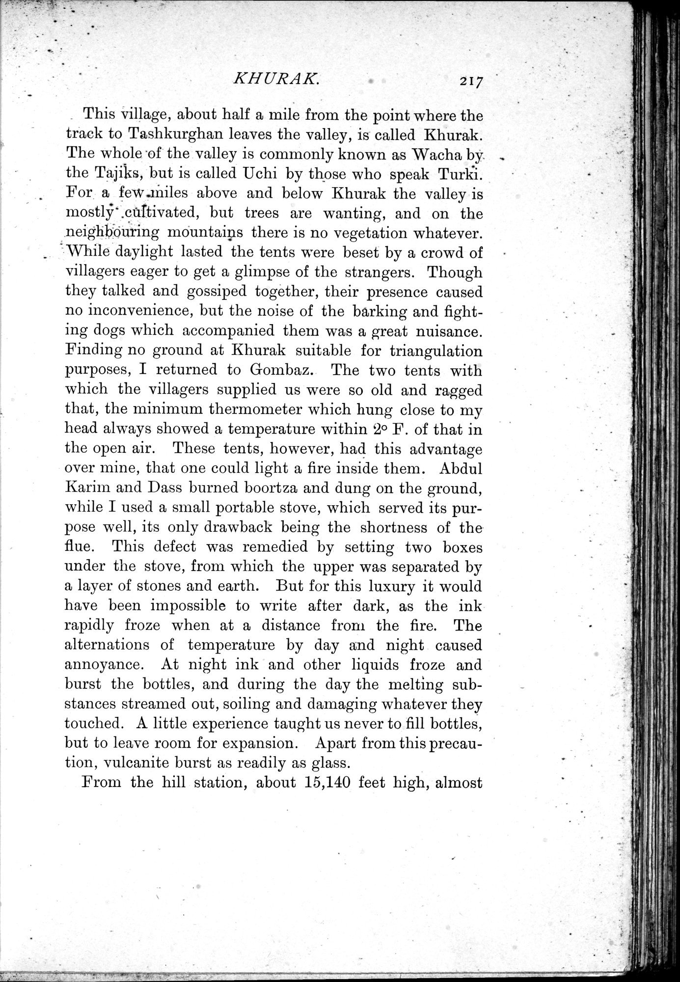 In Tibet and Chinese Turkestan : vol.1 / 253 ページ（白黒高解像度画像）