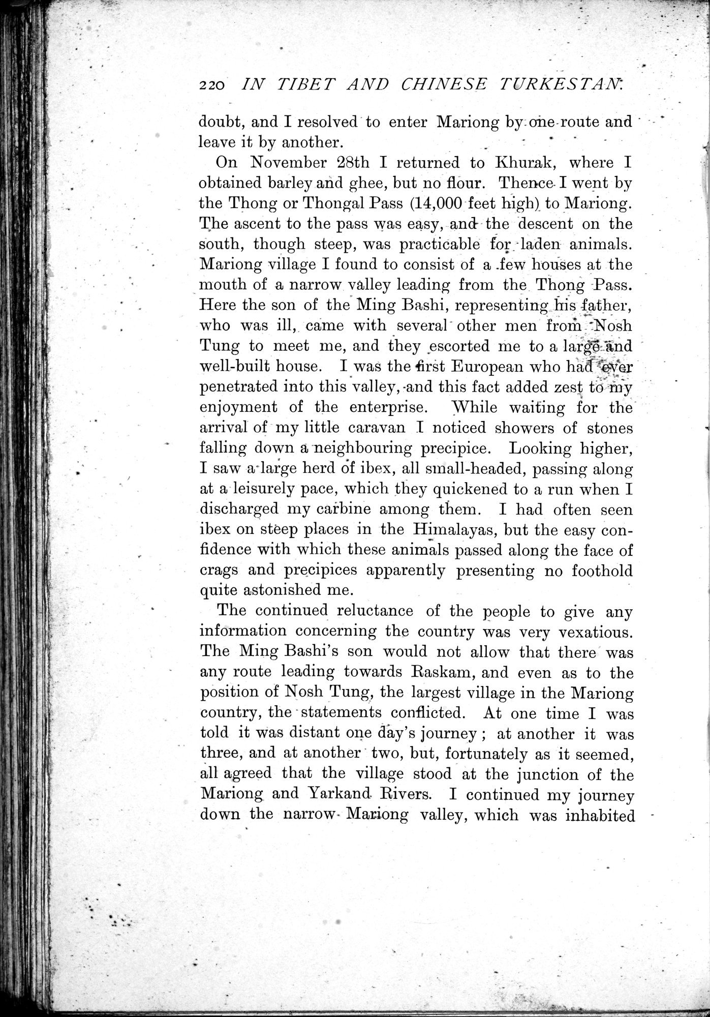 In Tibet and Chinese Turkestan : vol.1 / 256 ページ（白黒高解像度画像）