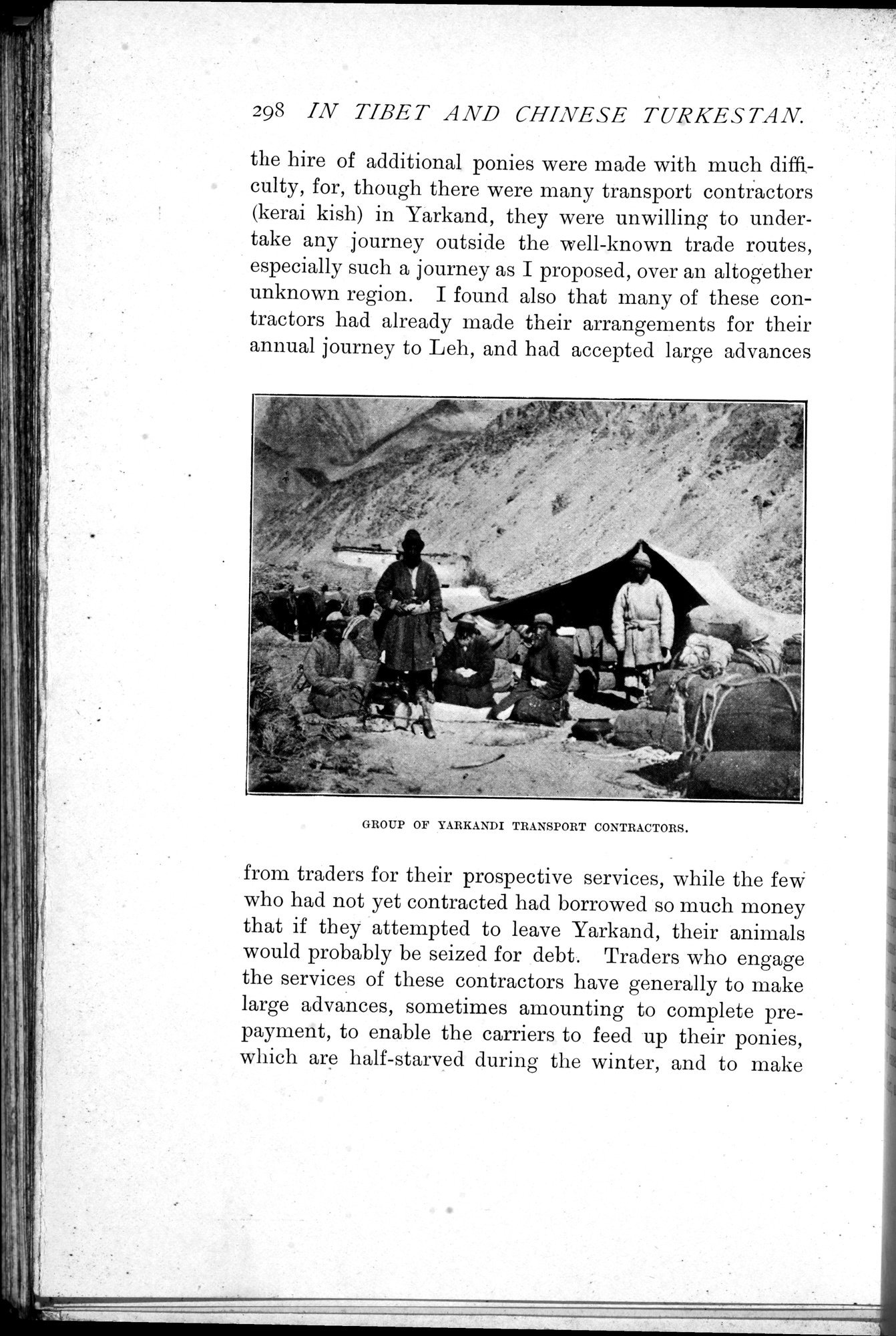 In Tibet and Chinese Turkestan : vol.1 / 336 ページ（白黒高解像度画像）