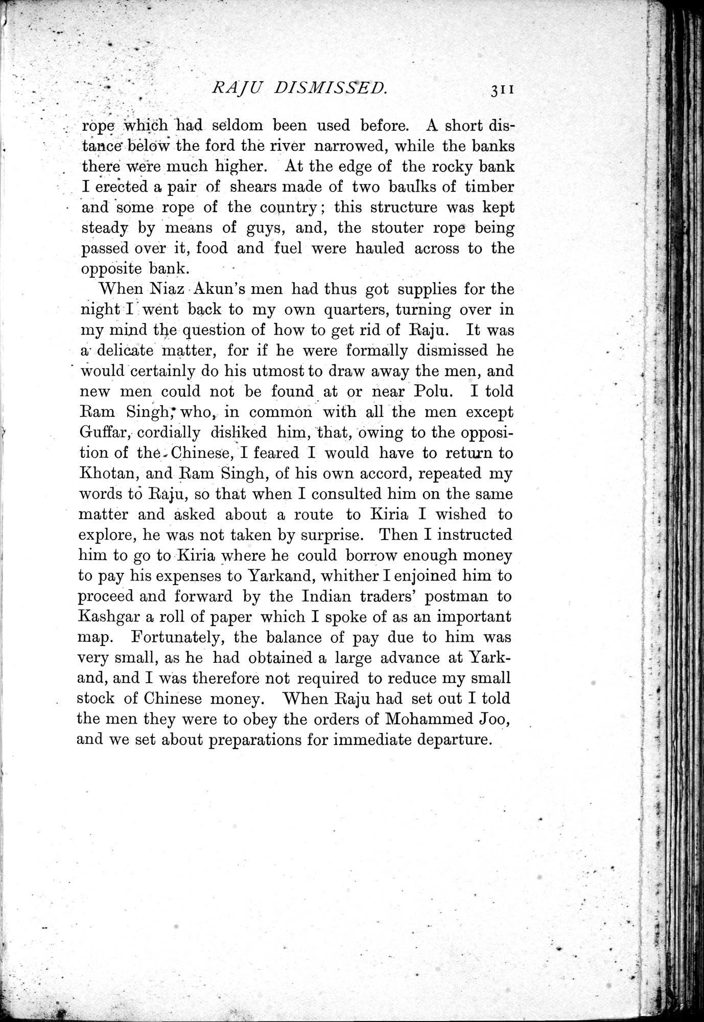 In Tibet and Chinese Turkestan : vol.1 / 349 ページ（白黒高解像度画像）