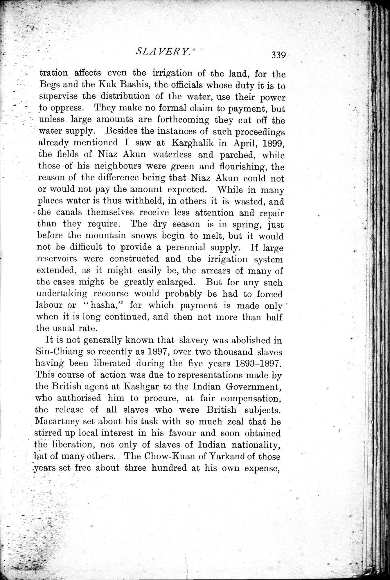 In Tibet and Chinese Turkestan : vol.1 / 379 ページ（白黒高解像度画像）