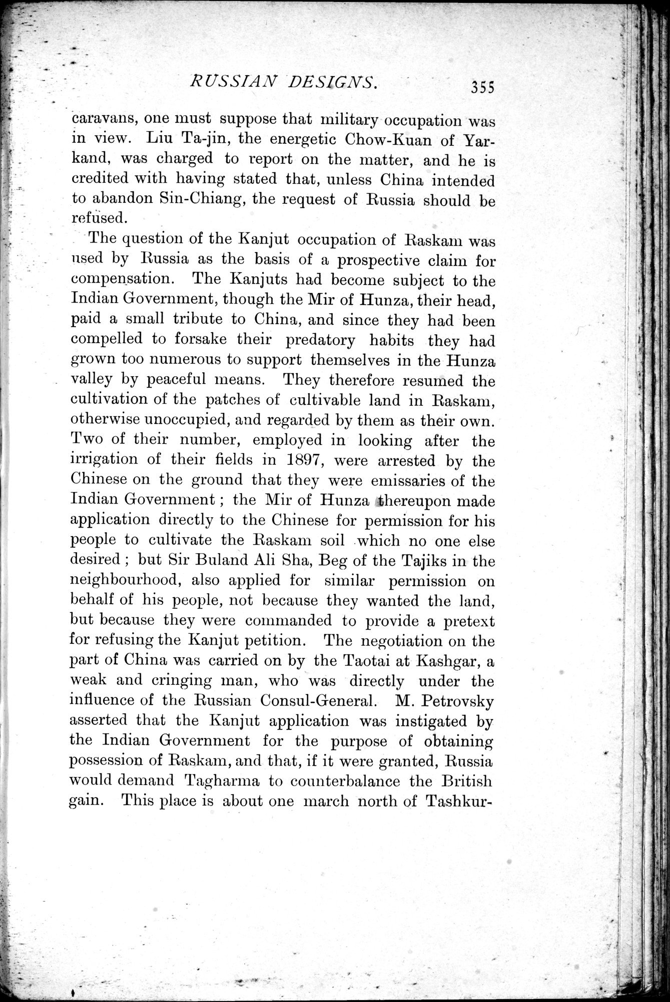 In Tibet and Chinese Turkestan : vol.1 / 395 ページ（白黒高解像度画像）