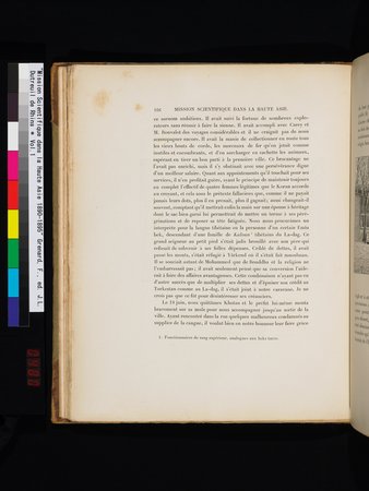 Mission Scientifique dans la Haute Asie 1890-1895 : vol.1 : Page 138