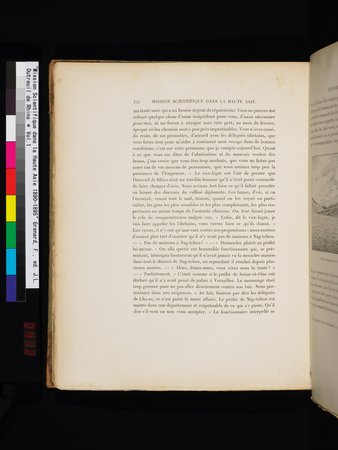 Mission Scientifique dans la Haute Asie 1890-1895 : vol.1 : Page 274