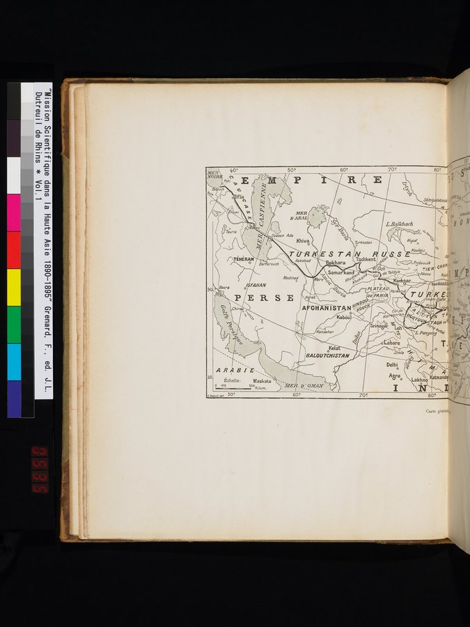 Mission Scientifique dans la Haute Asie 1890-1895 : vol.1 / 26 ページ（カラー画像）