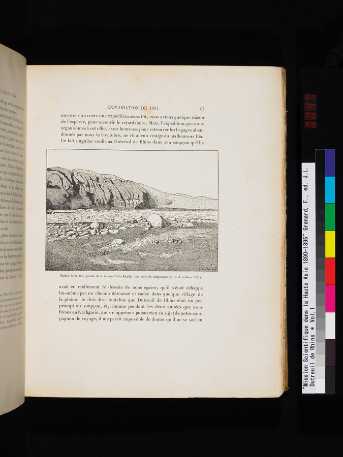 Mission Scientifique dans la Haute Asie 1890-1895 : vol.1 / Page 97 (Color Image)